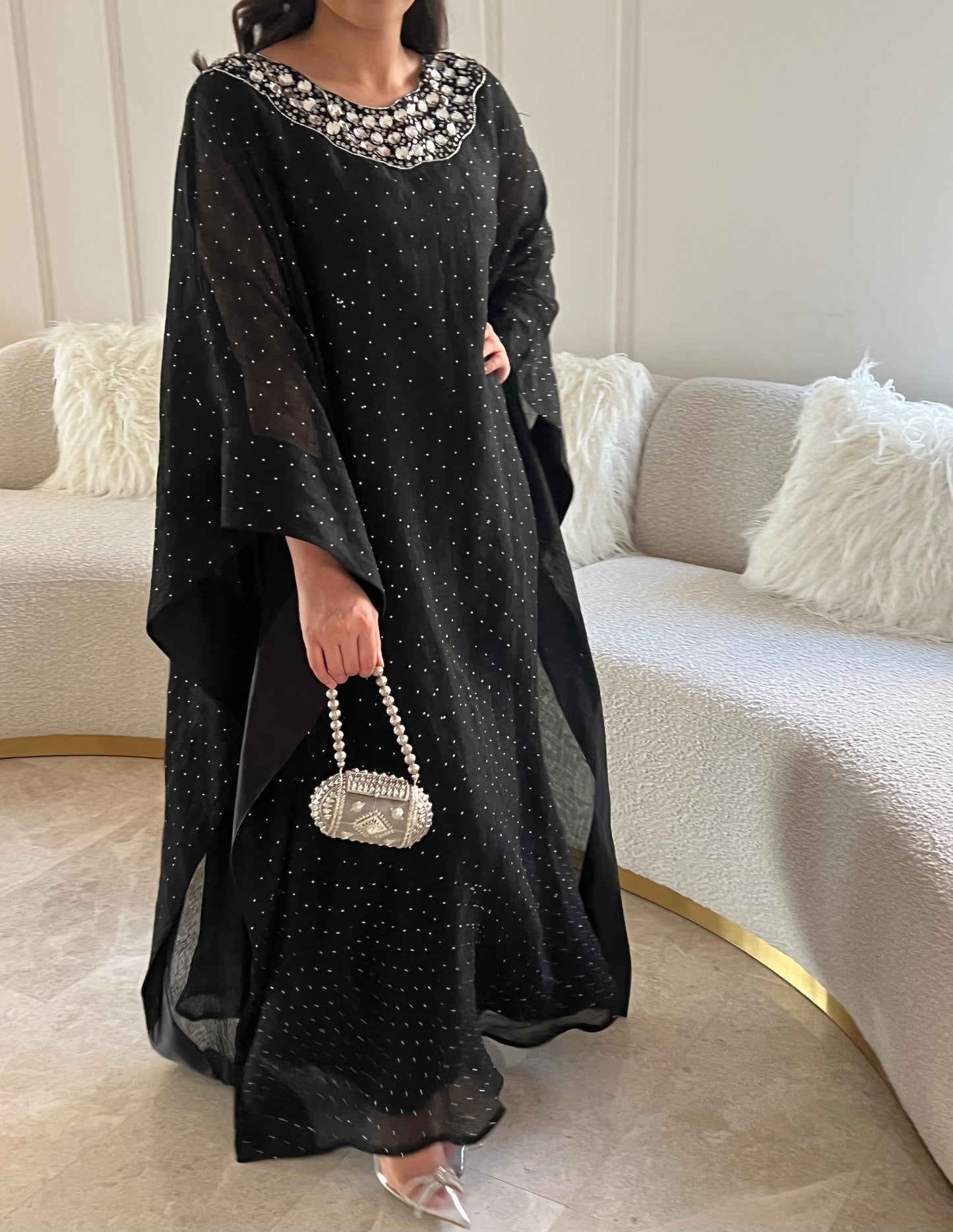 DN 160 - BLACK CRYSTAL KAFTAN