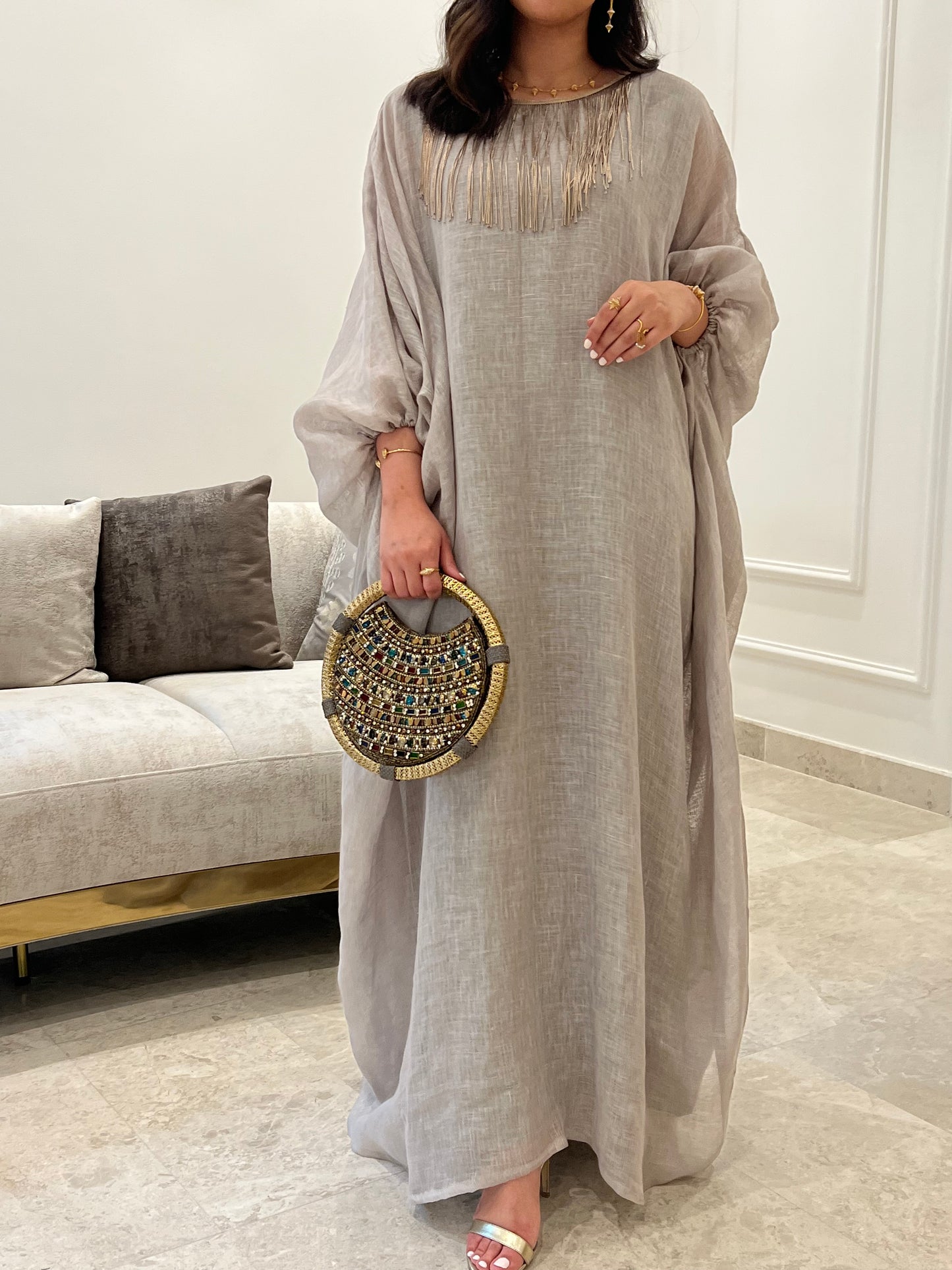DN057 - TASSEL KAFTAN