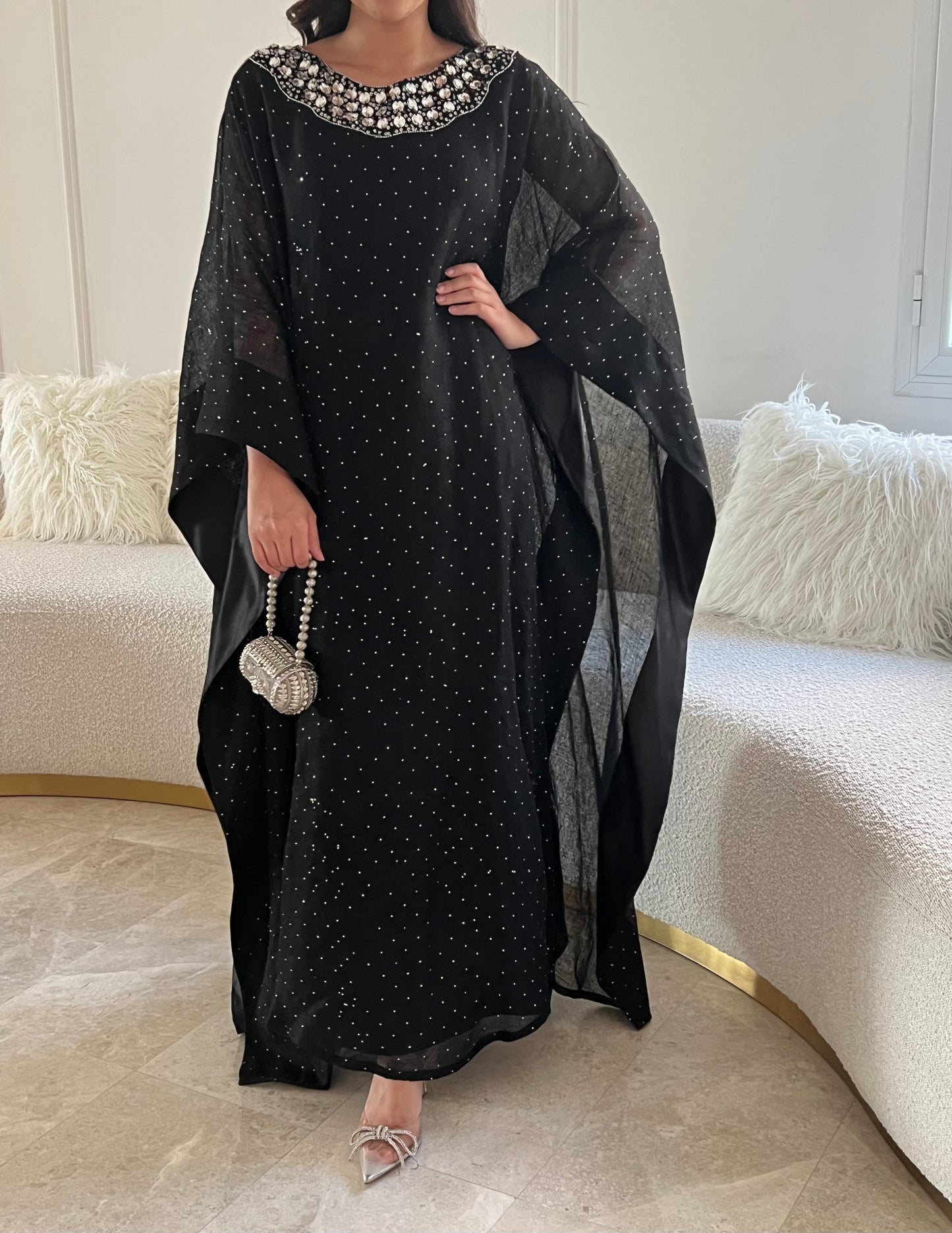 DN 160 - BLACK CRYSTAL KAFTAN