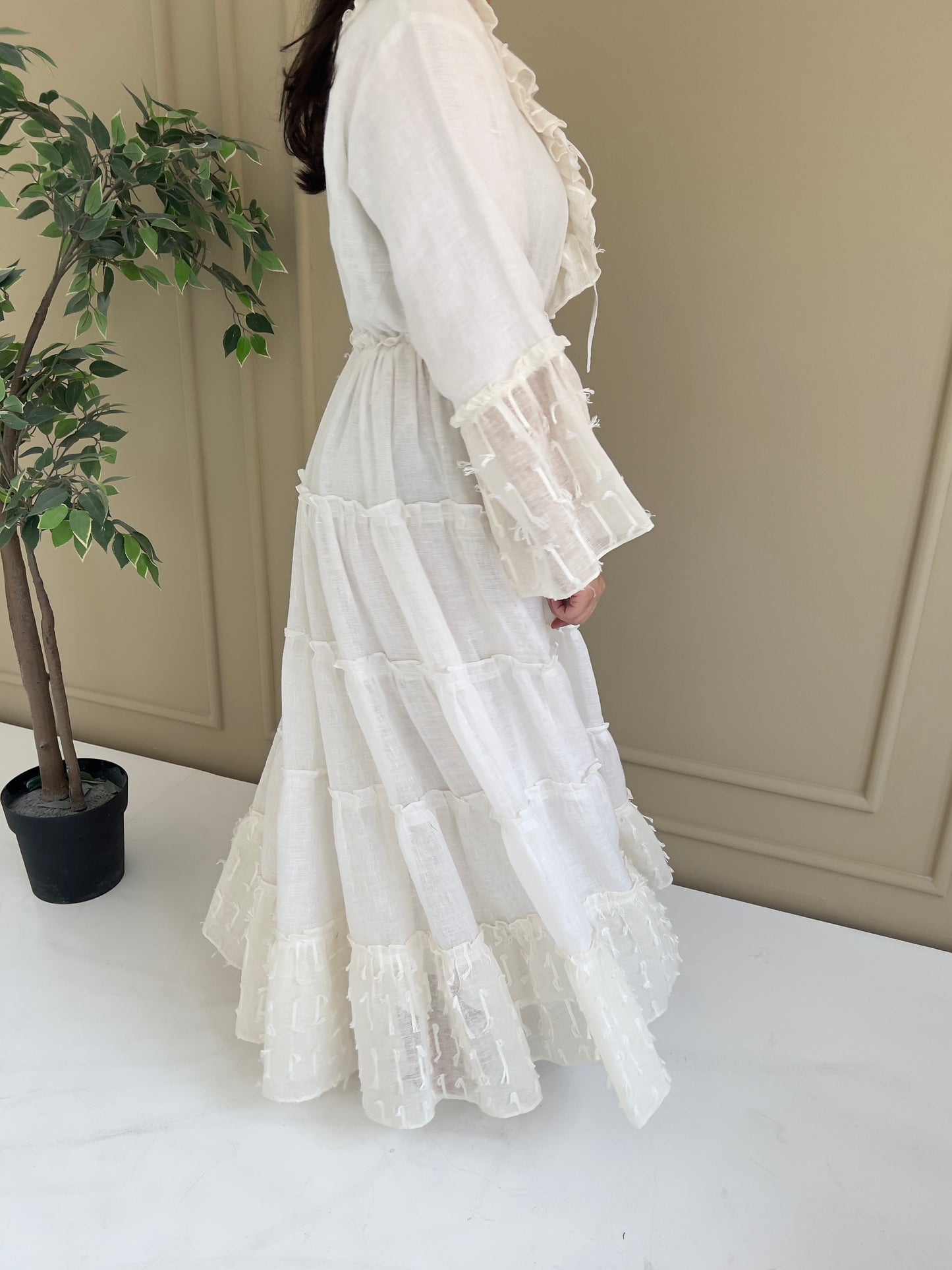 DN155 - WHITE SUMMER DRESS