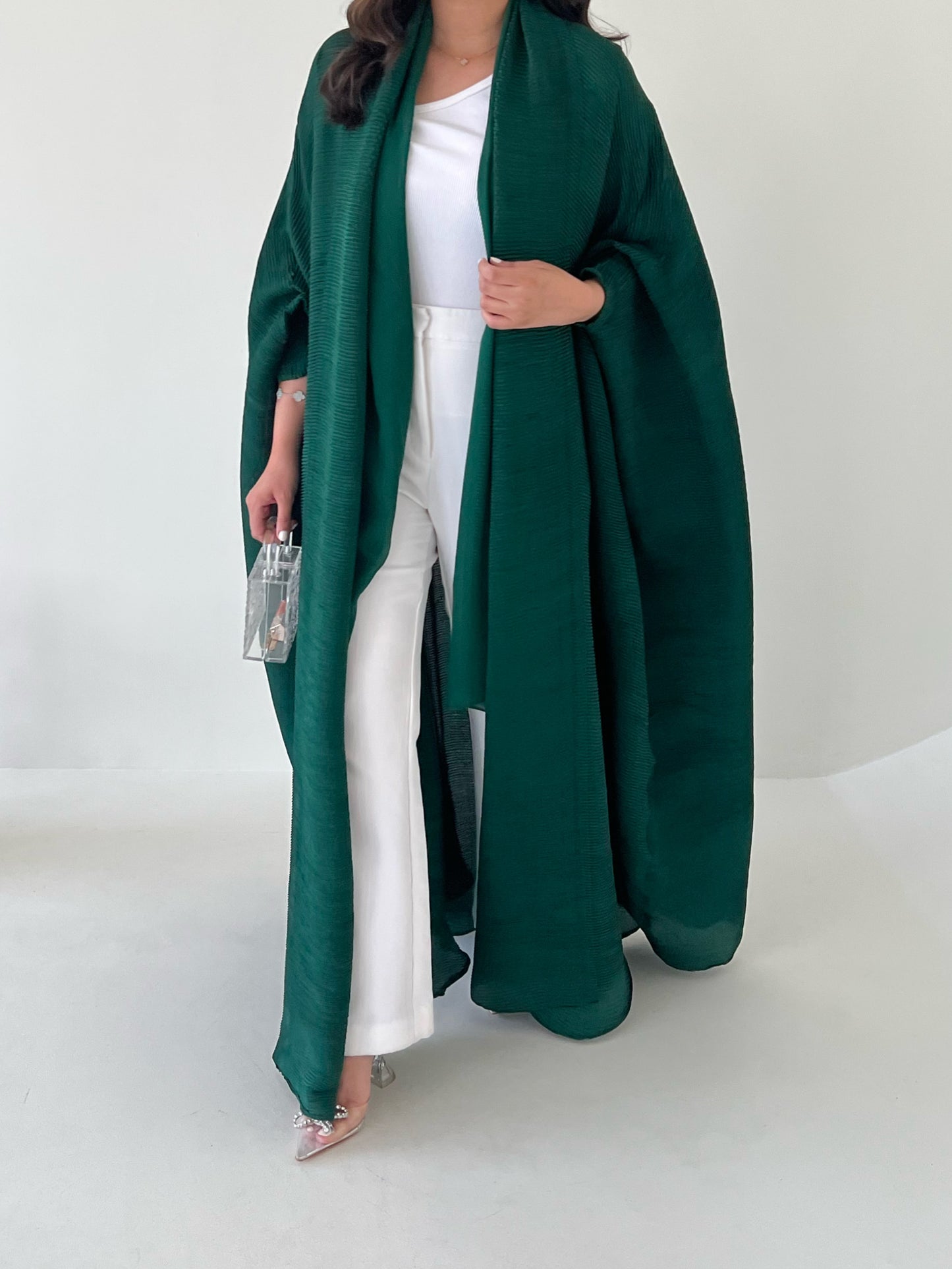DN054 - GREEN PLEATED