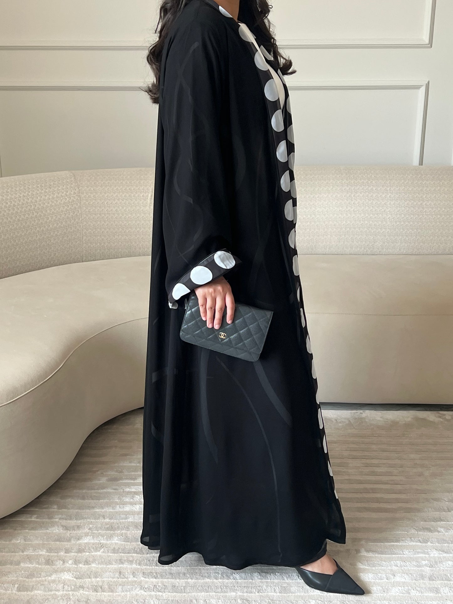 DN263 - POLKA DOT ABAYA