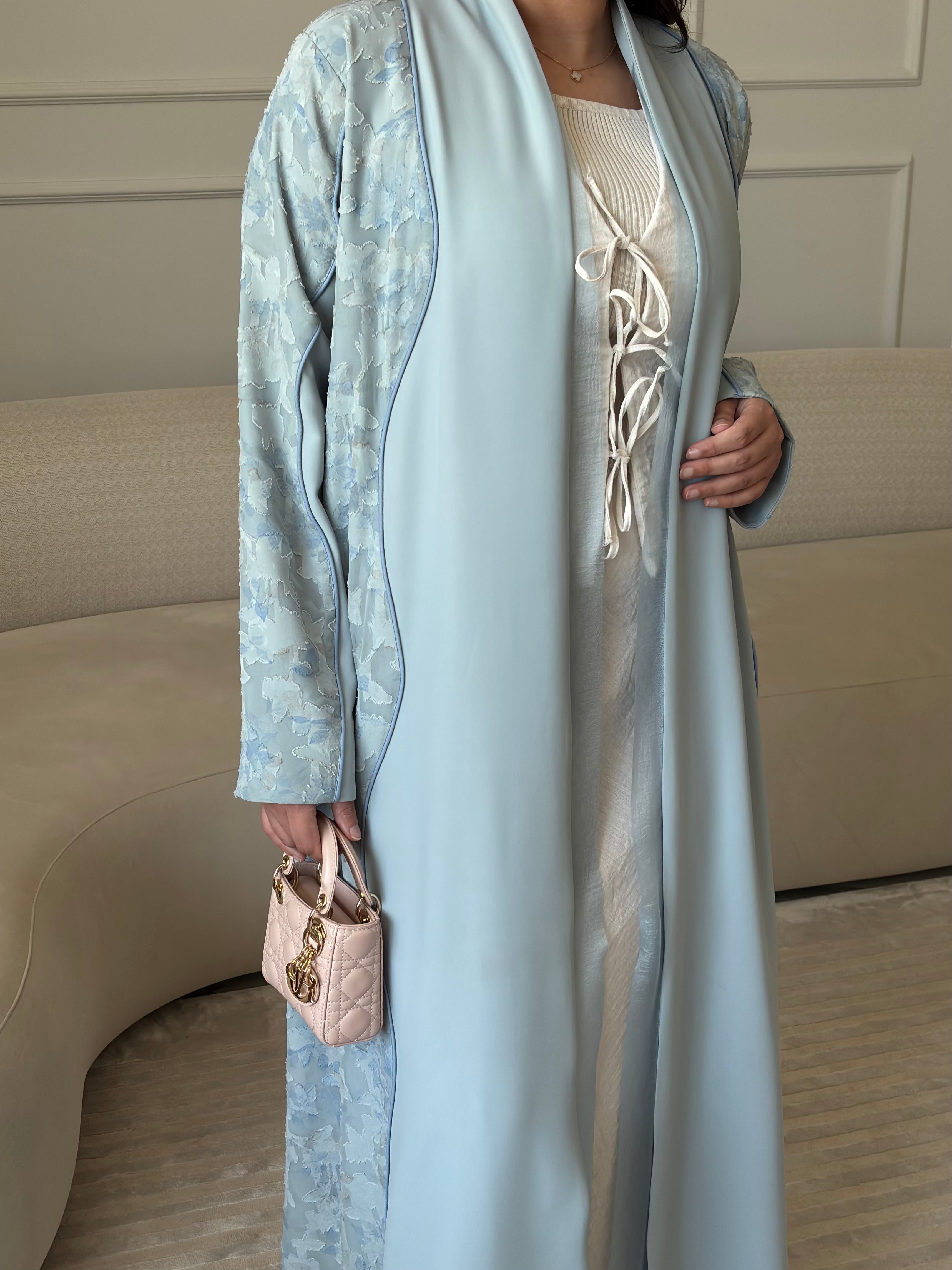 DN271 - FLORAL ABAYA