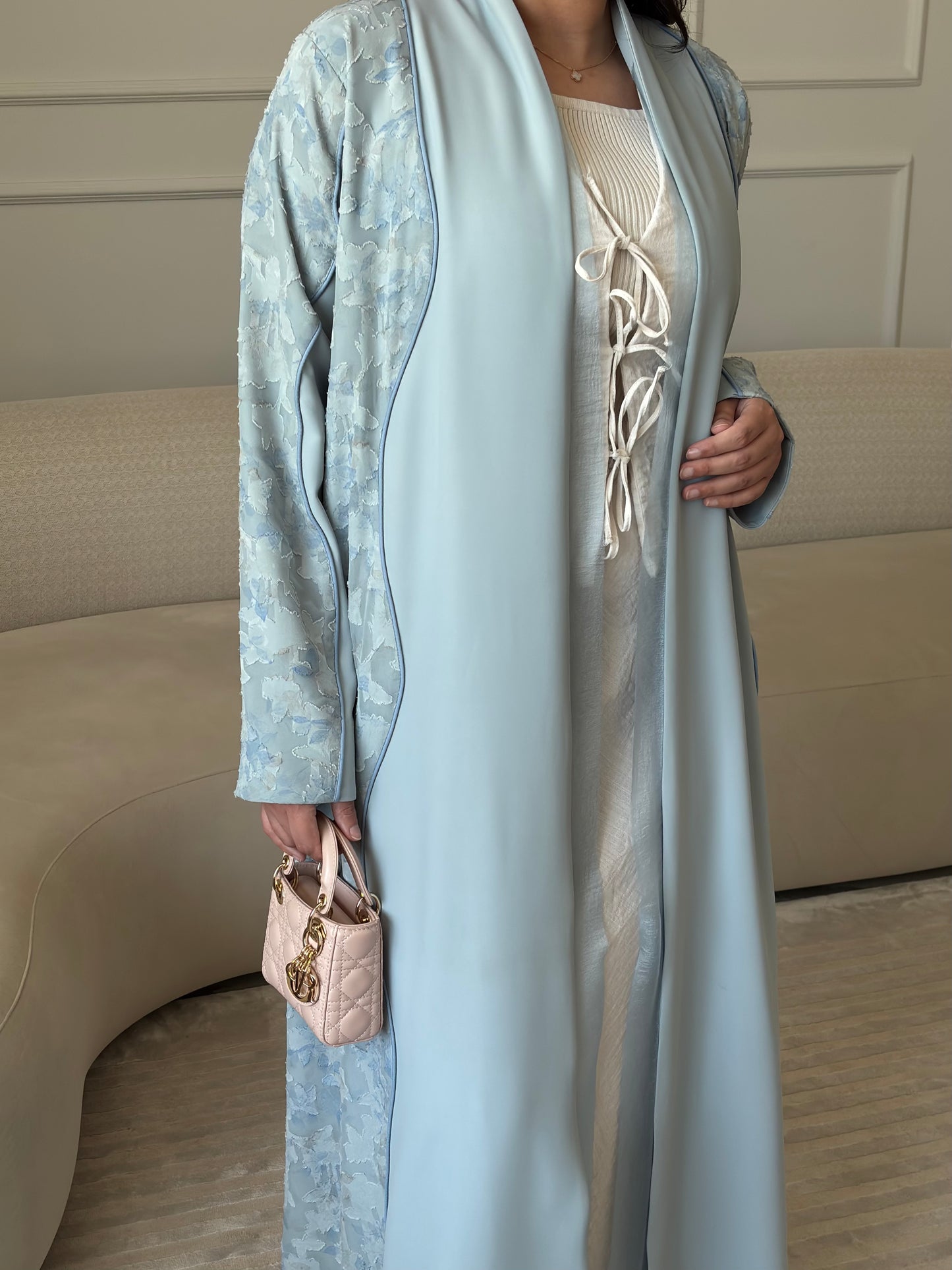 DN271 - FLORAL ABAYA