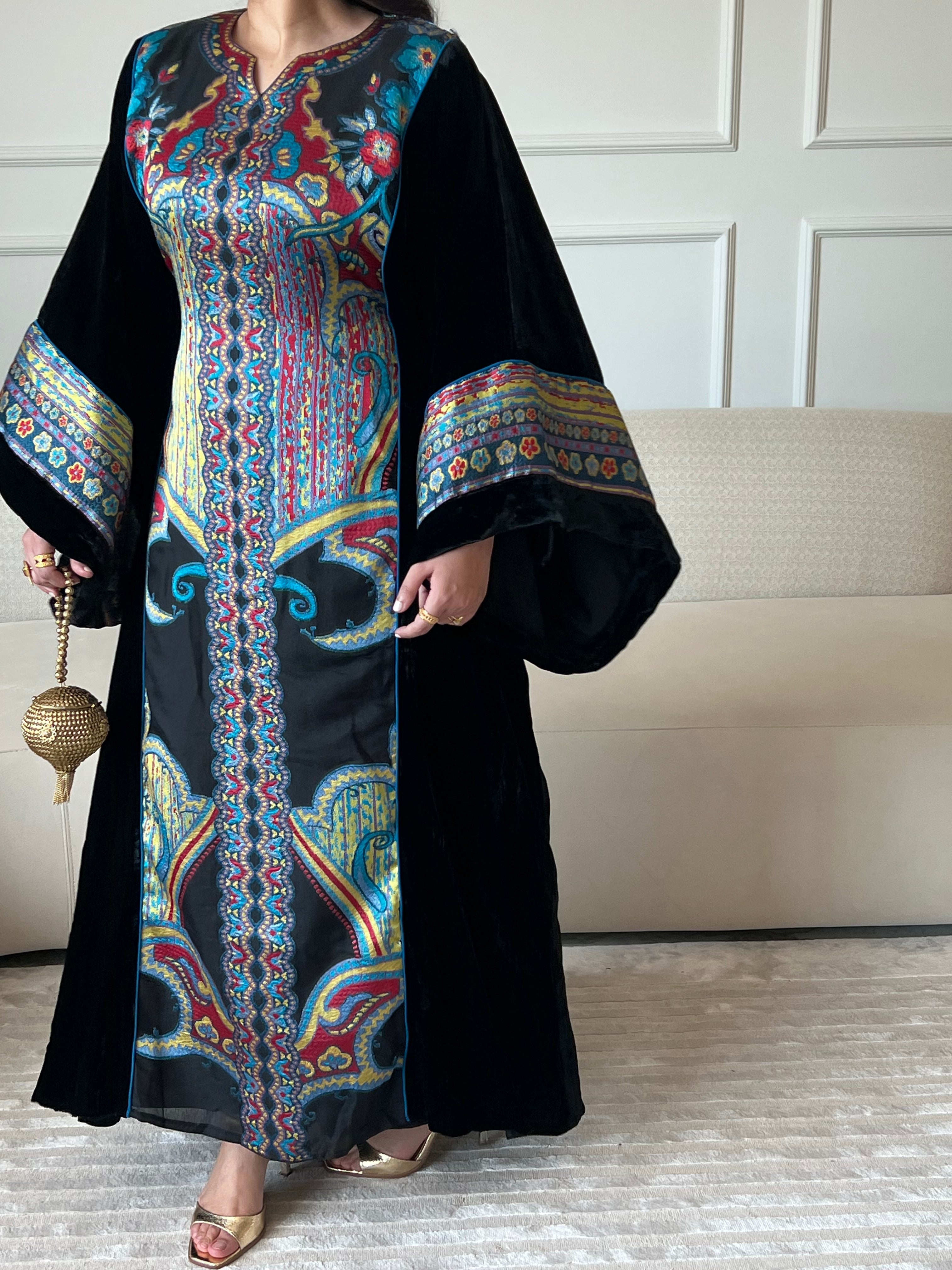 DN239 - PATTERNED KAFTAN