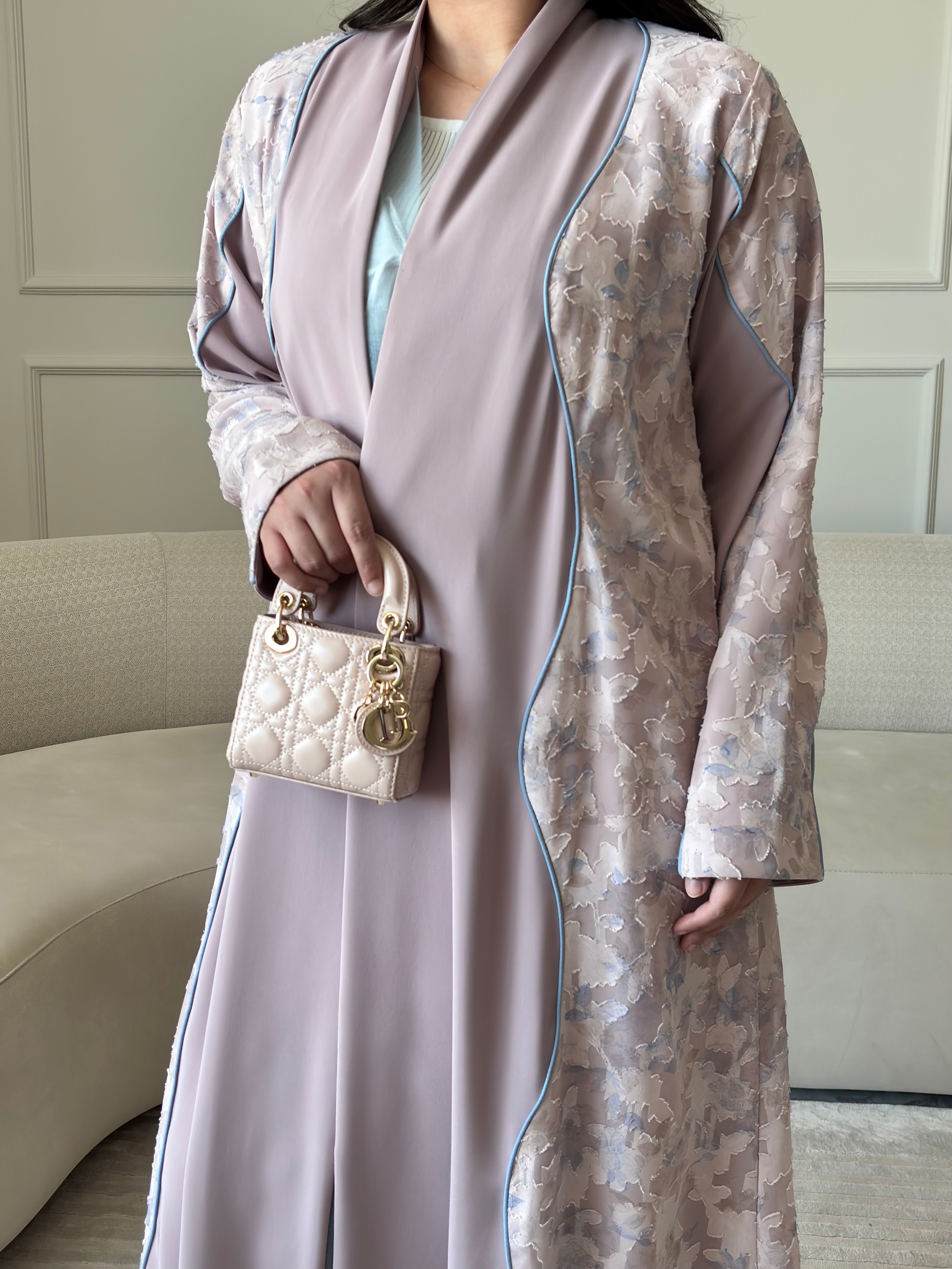 DN270 - FLORAL ABAYA