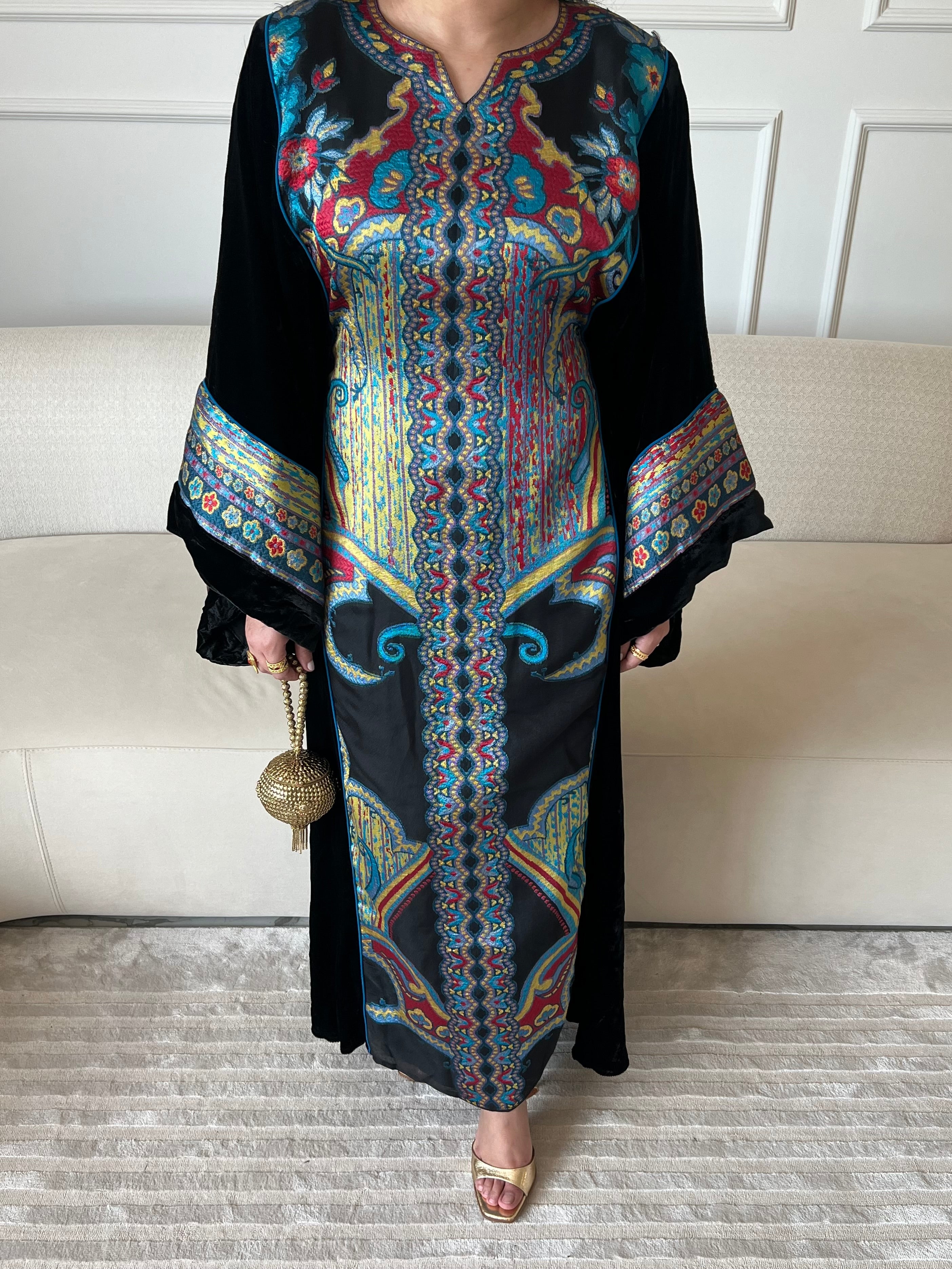 DN239 - PATTERNED KAFTAN