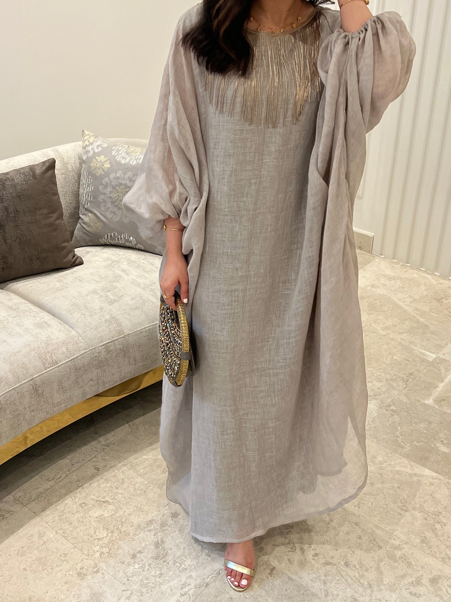 DN057 - TASSEL KAFTAN