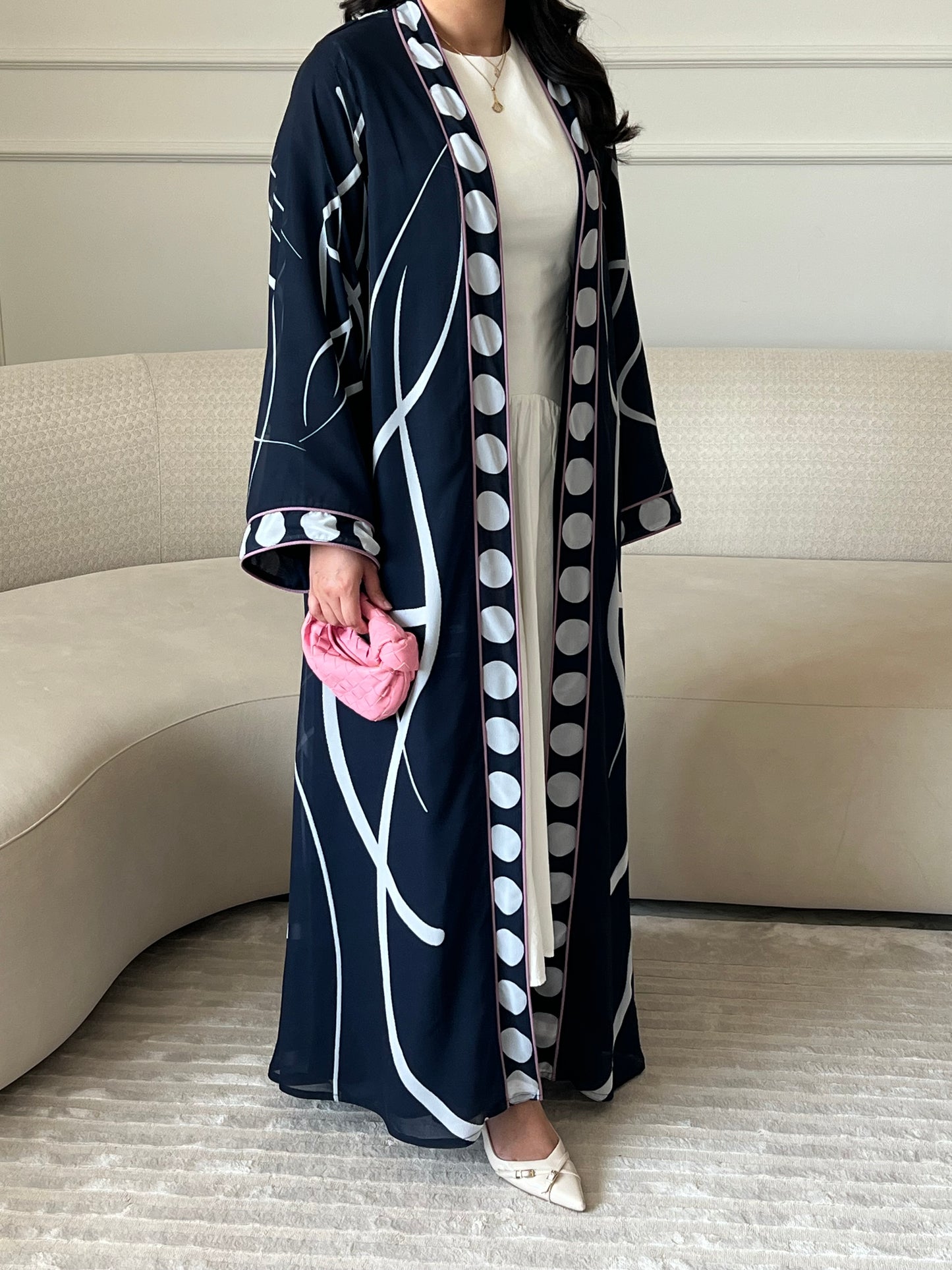 DN265 - POLKA DOT ABAYA