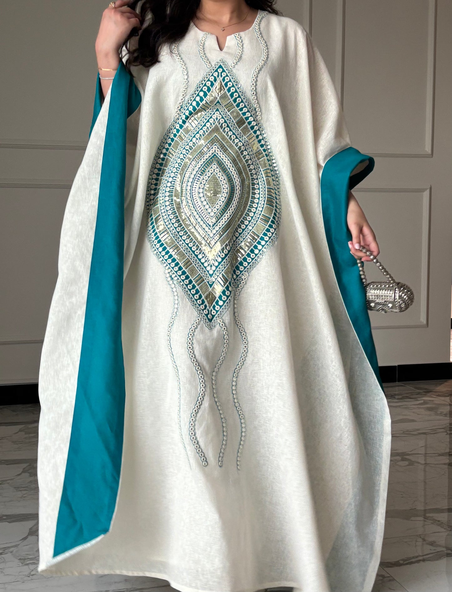 DN139 - BLUE EYE KAFTAN