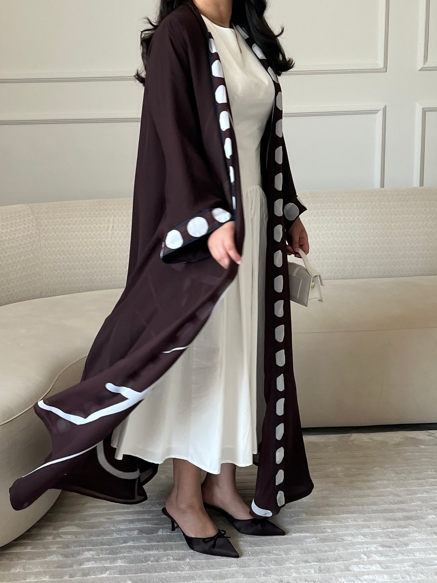 DN266 - POLKA DOT ABAYA