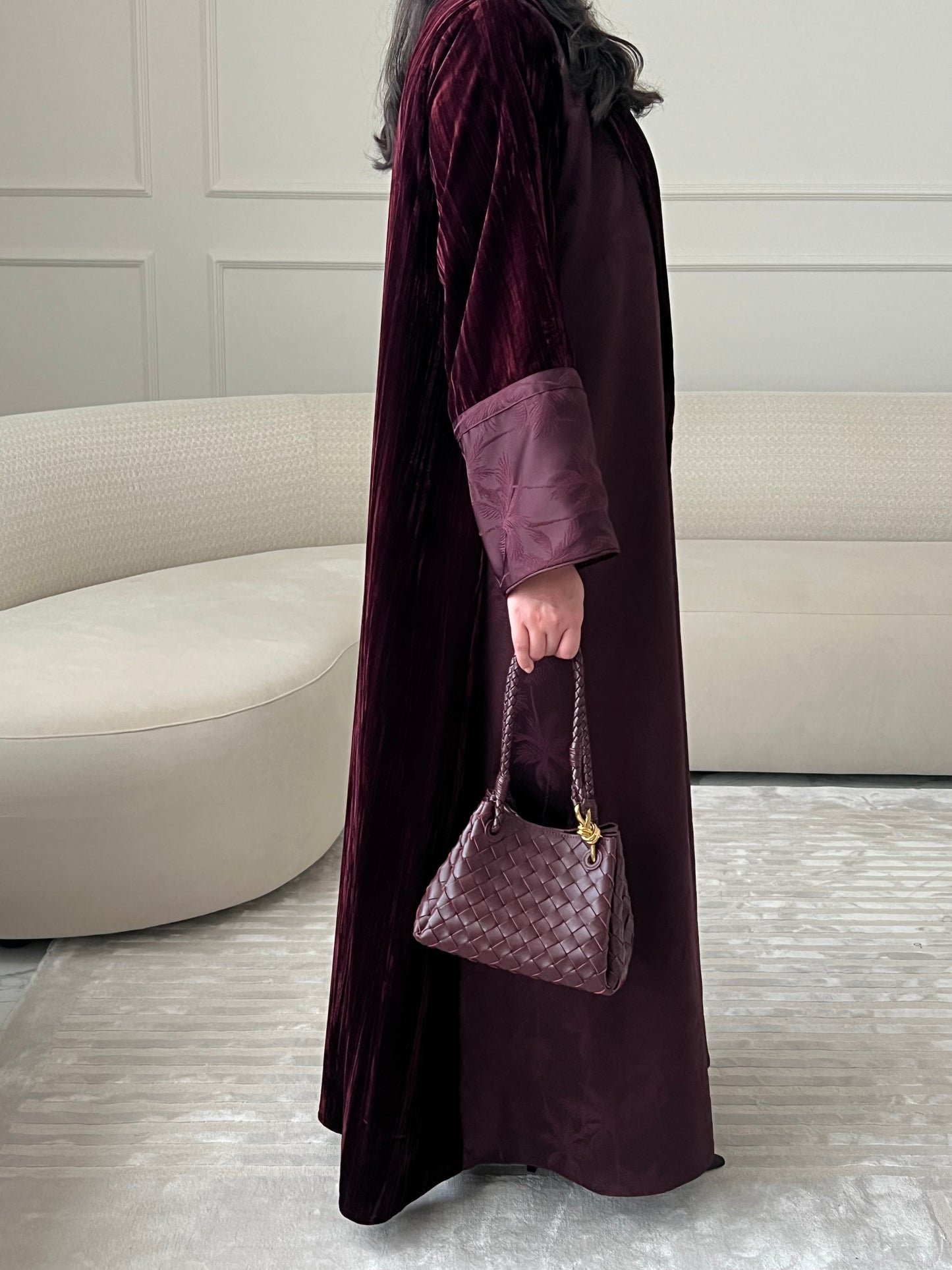 DN211 - VELVET PALM ABAYA