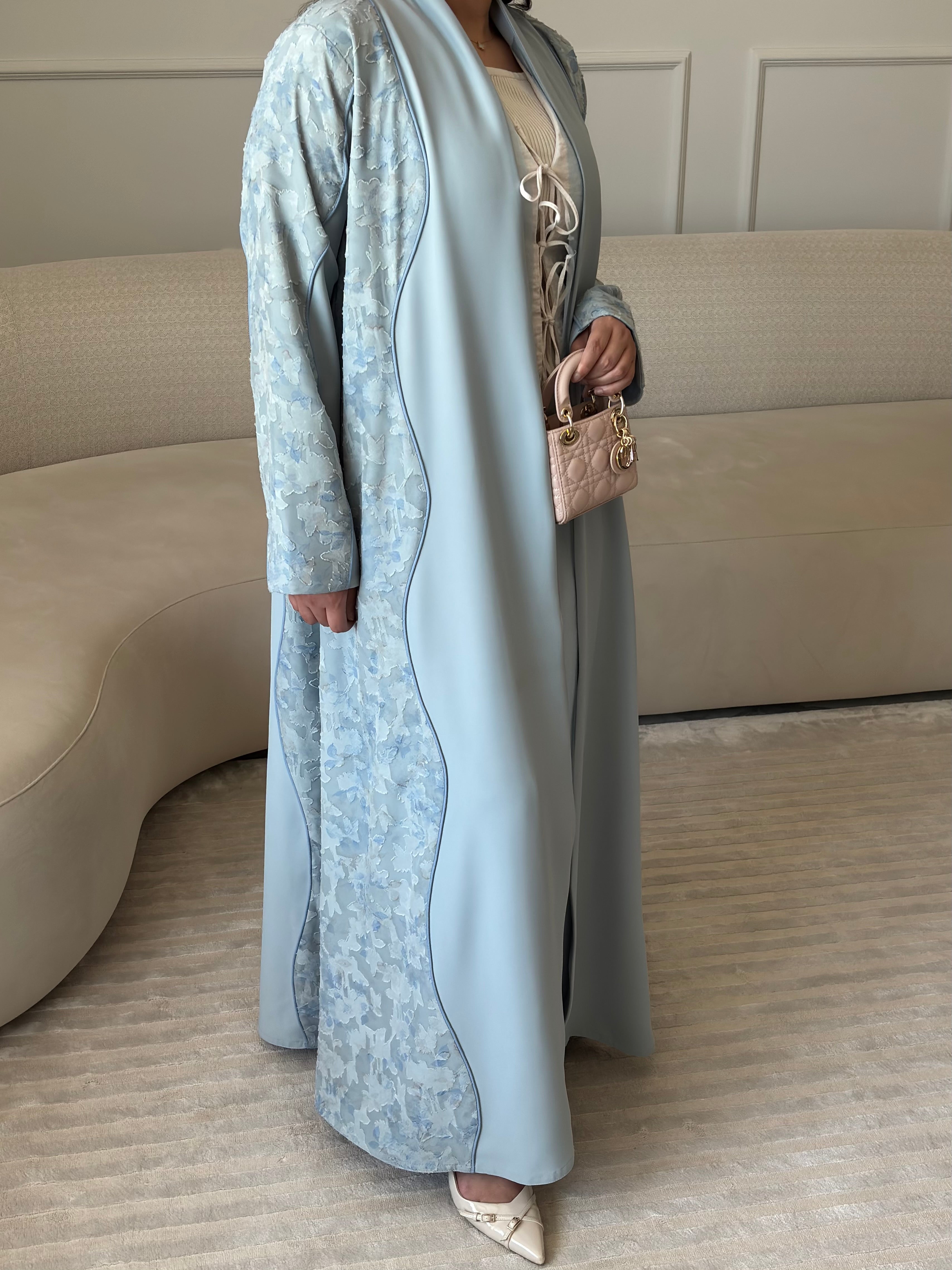 DN271 - FLORAL ABAYA