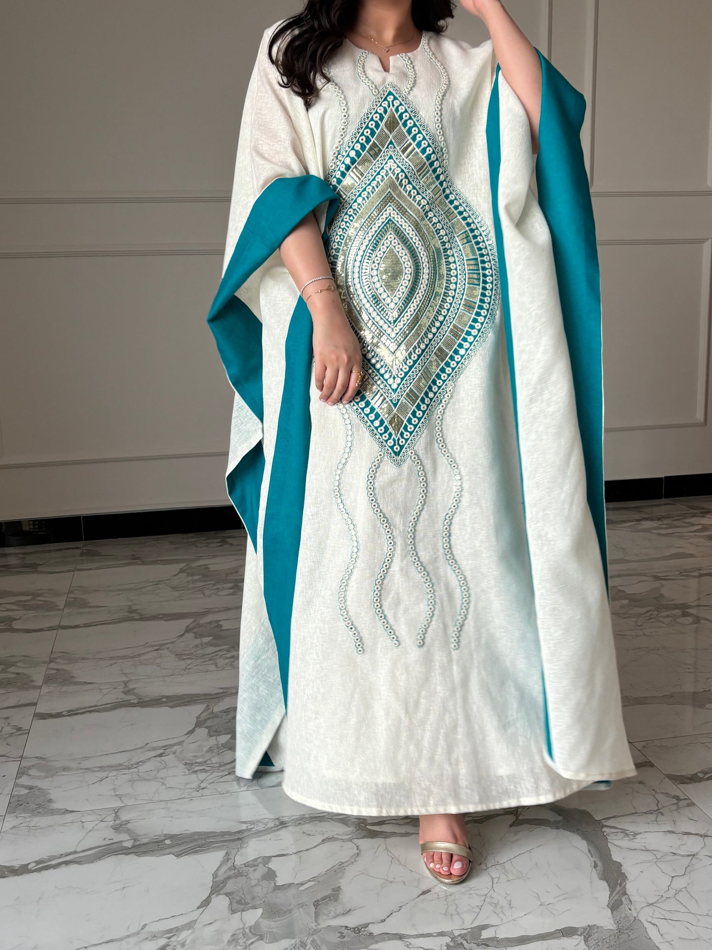 DN139 - BLUE EYE KAFTAN