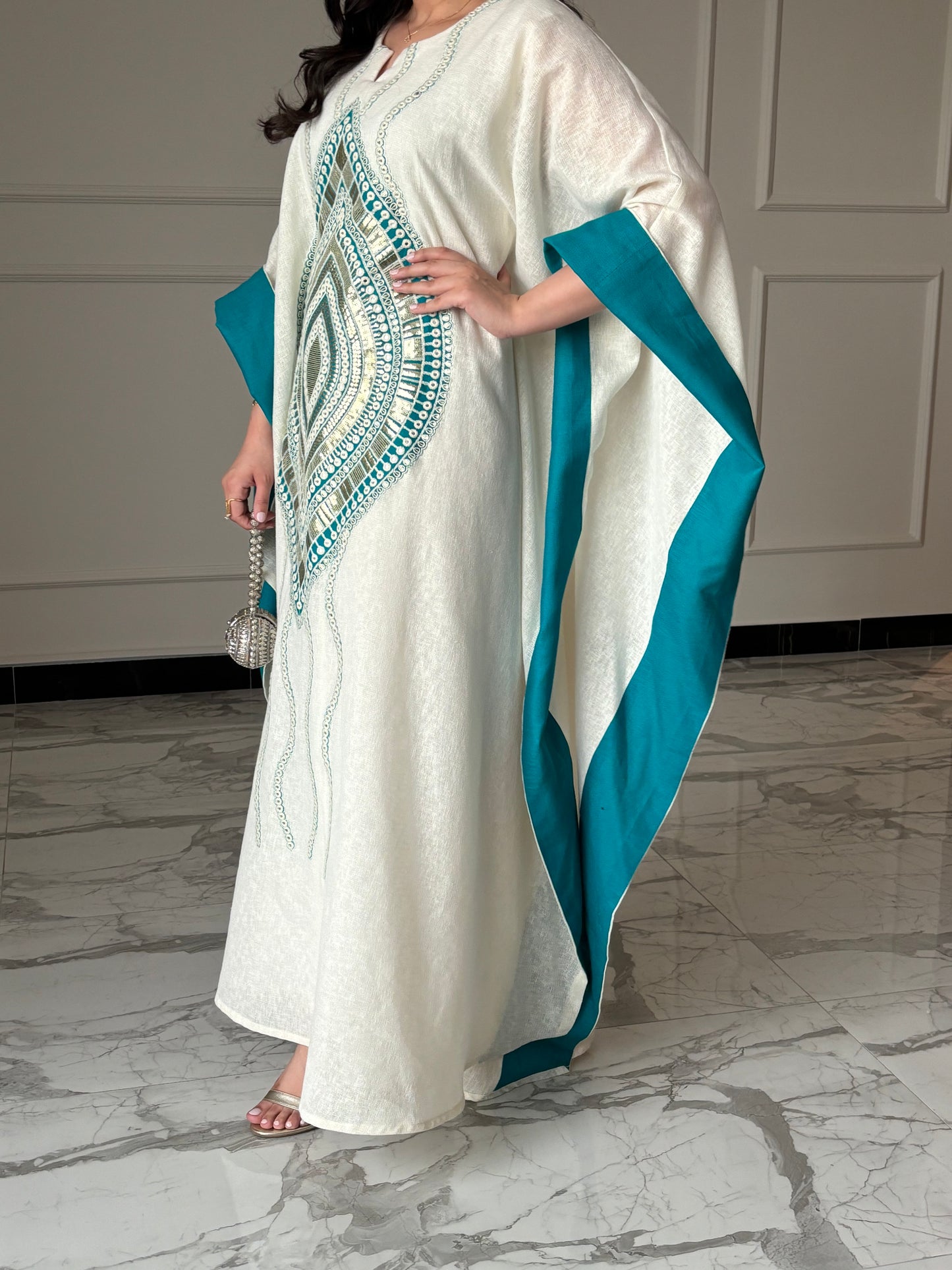 DN139 - BLUE EYE KAFTAN