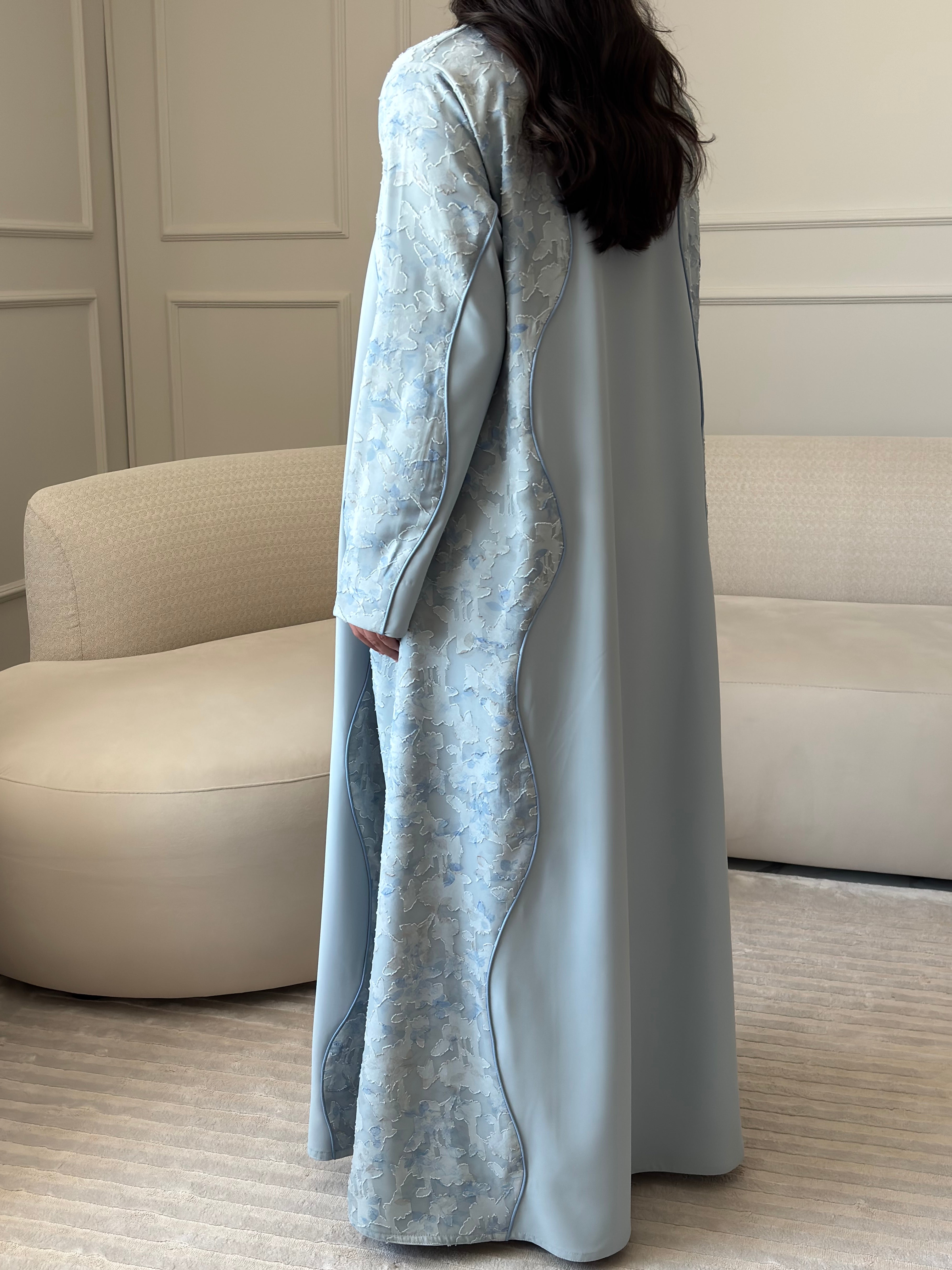 DN271 - FLORAL ABAYA