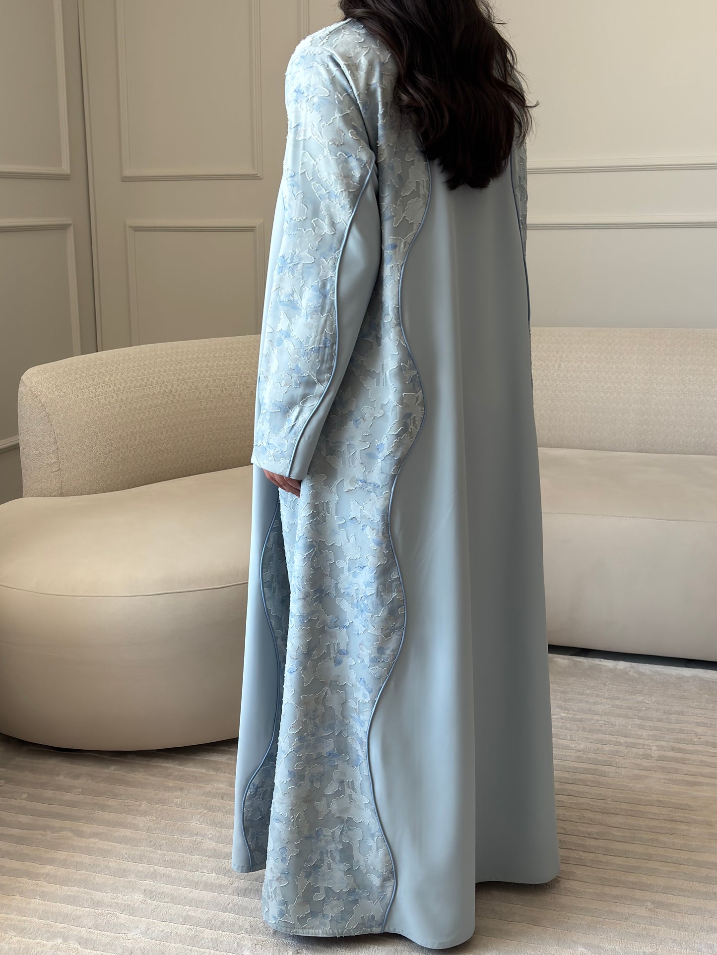 DN271 - FLORAL ABAYA