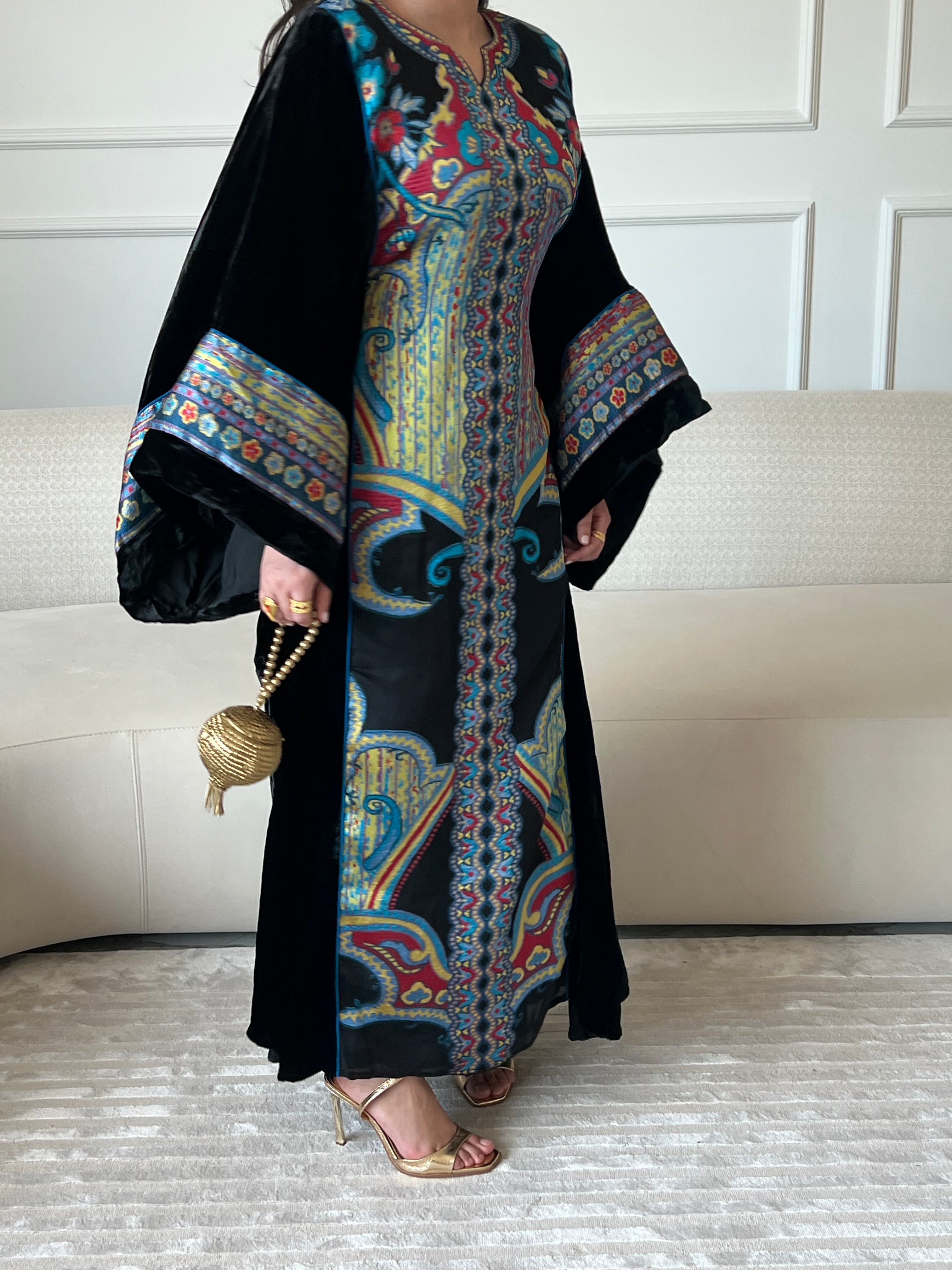 DN239 - PATTERNED KAFTAN