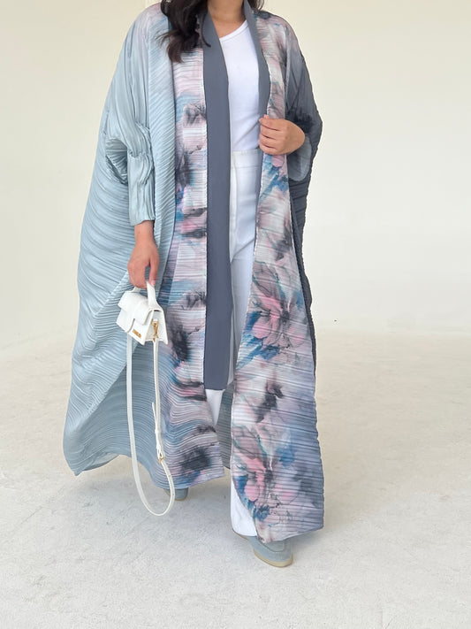 DN082 - FLORAL ABAYA