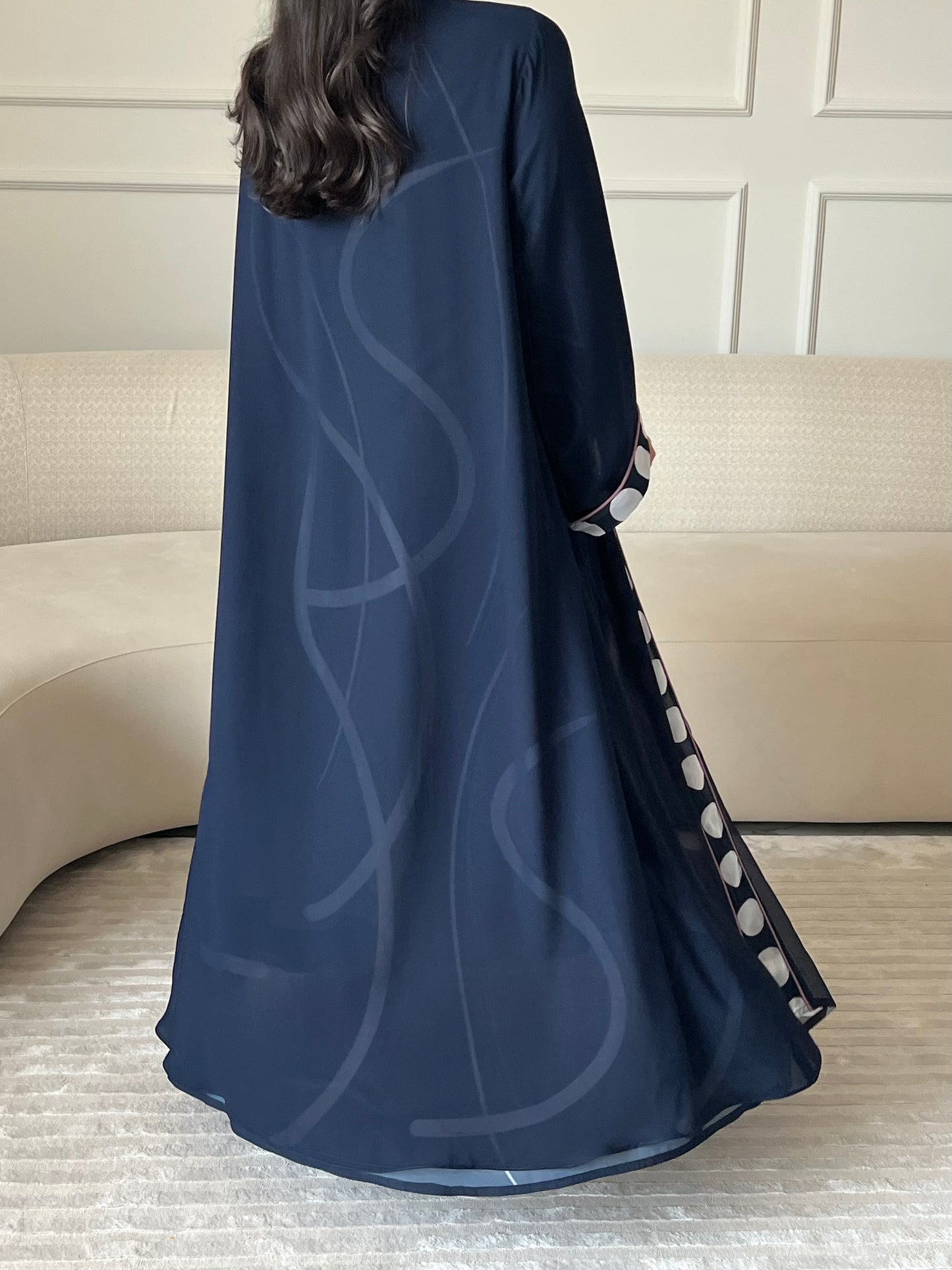 DN265 - POLKA DOT ABAYA