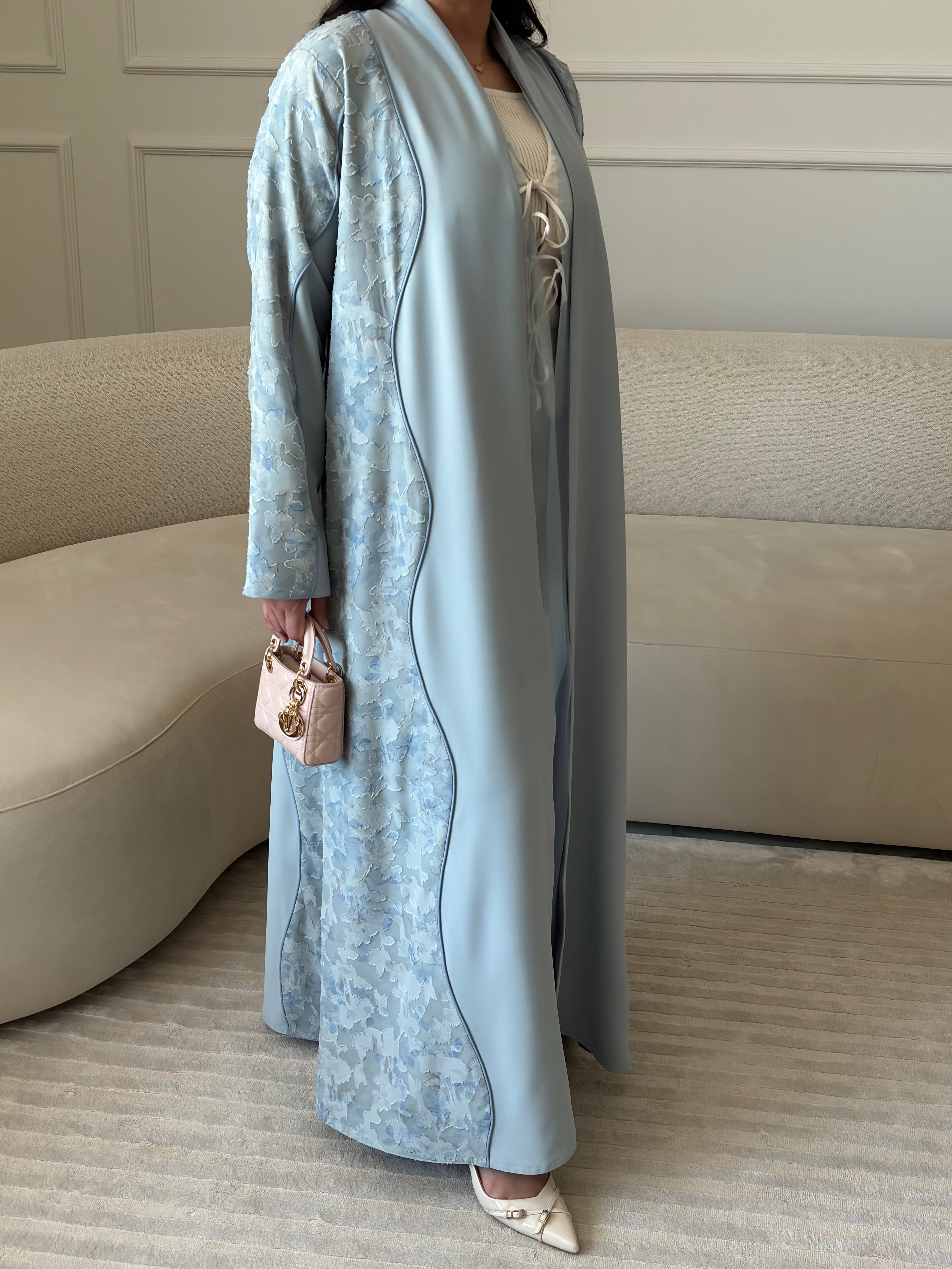 DN271 - FLORAL ABAYA