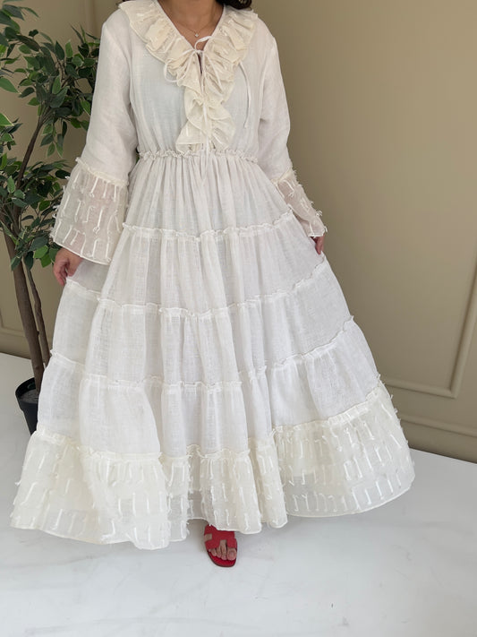 DN155 - WHITE SUMMER DRESS