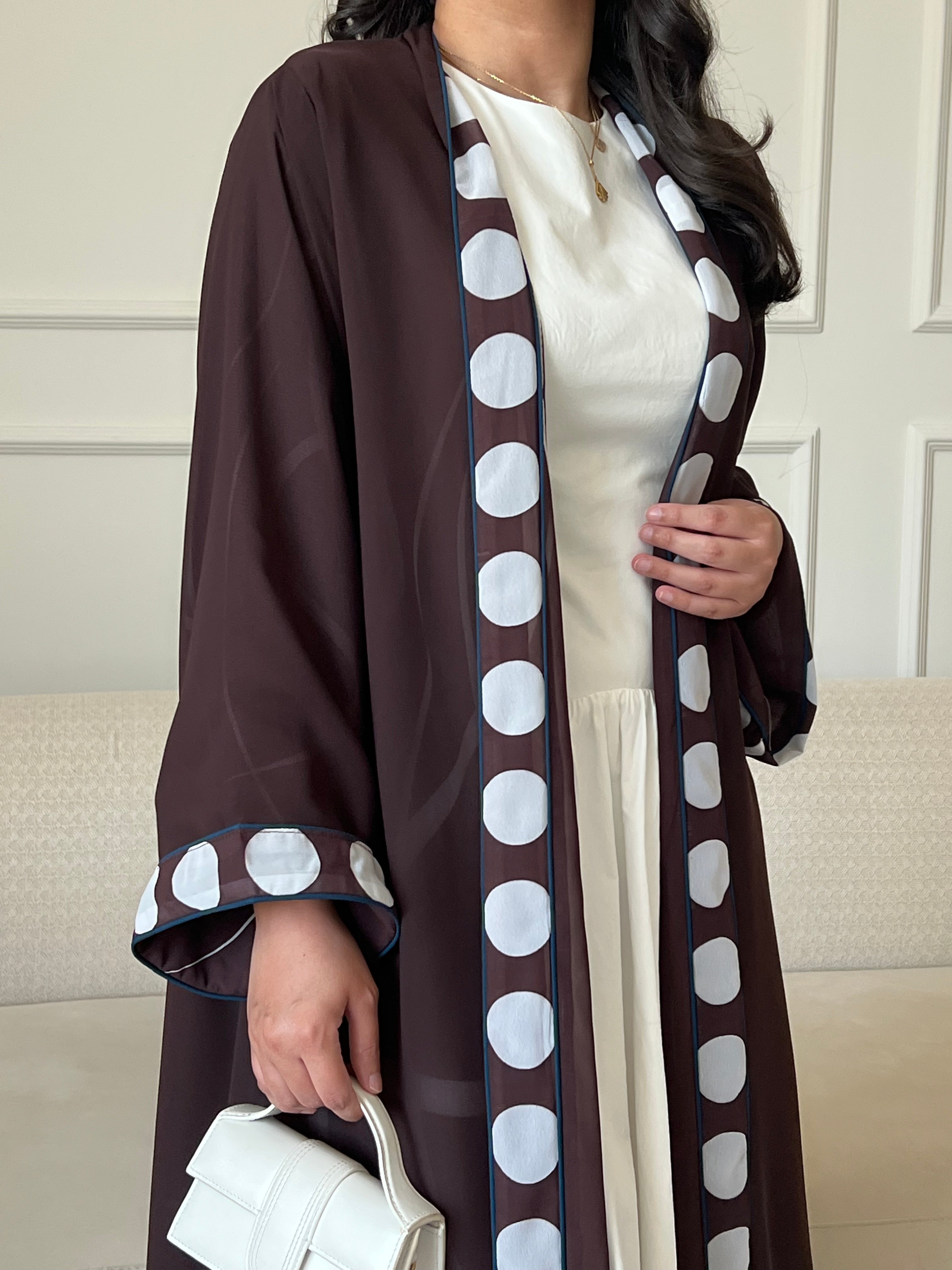 DN266 - POLKA DOT ABAYA