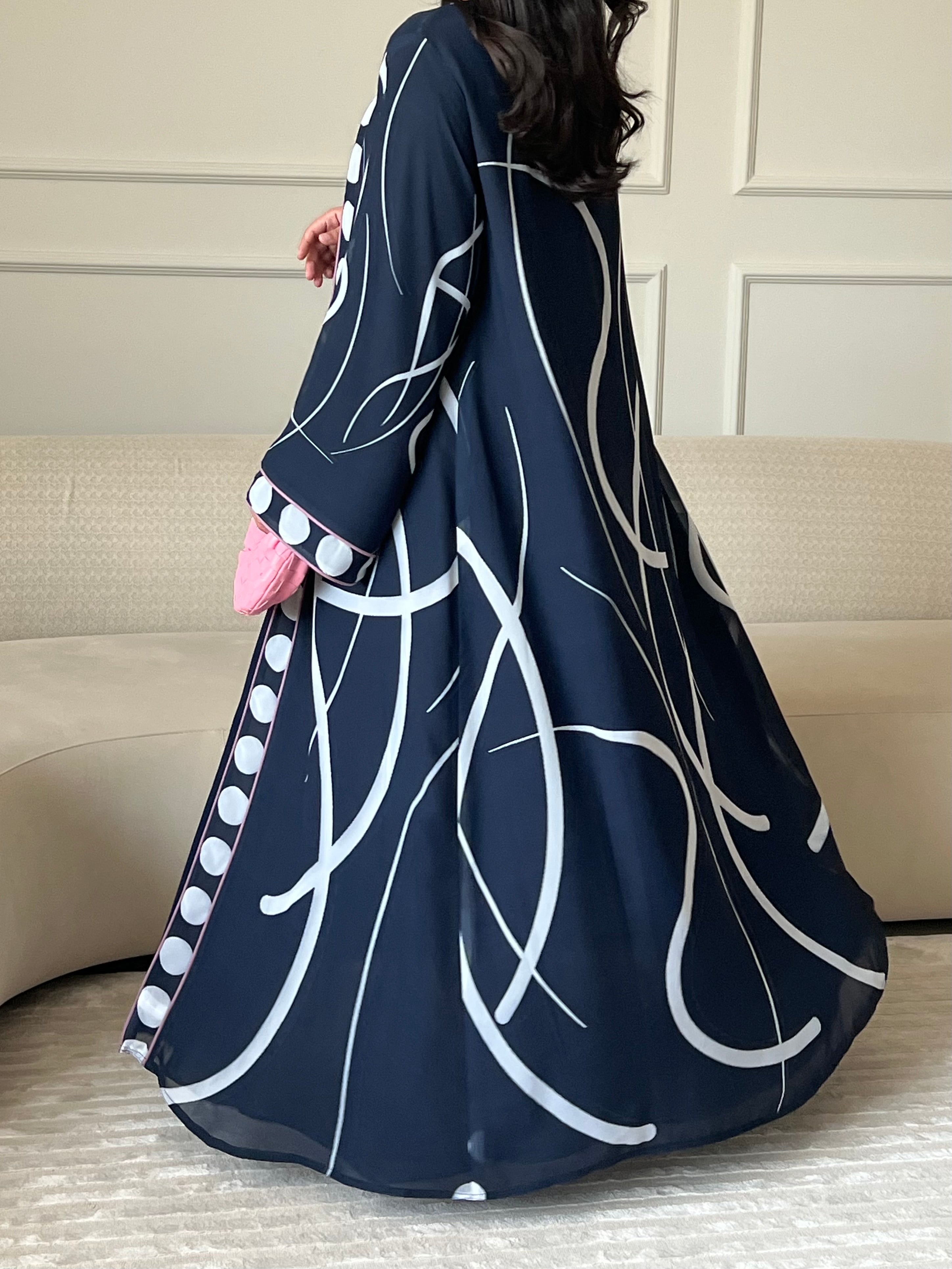 DN265 - POLKA DOT ABAYA