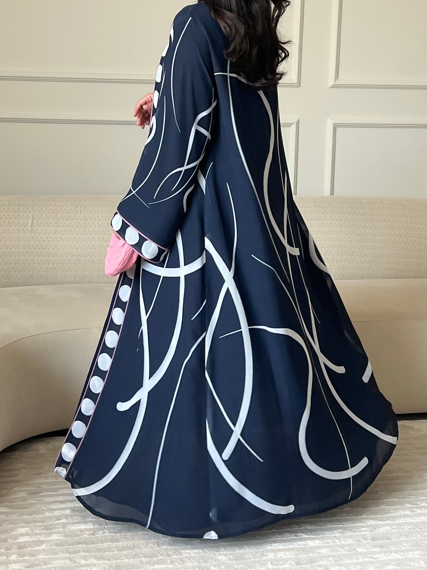DN265 - POLKA DOT ABAYA