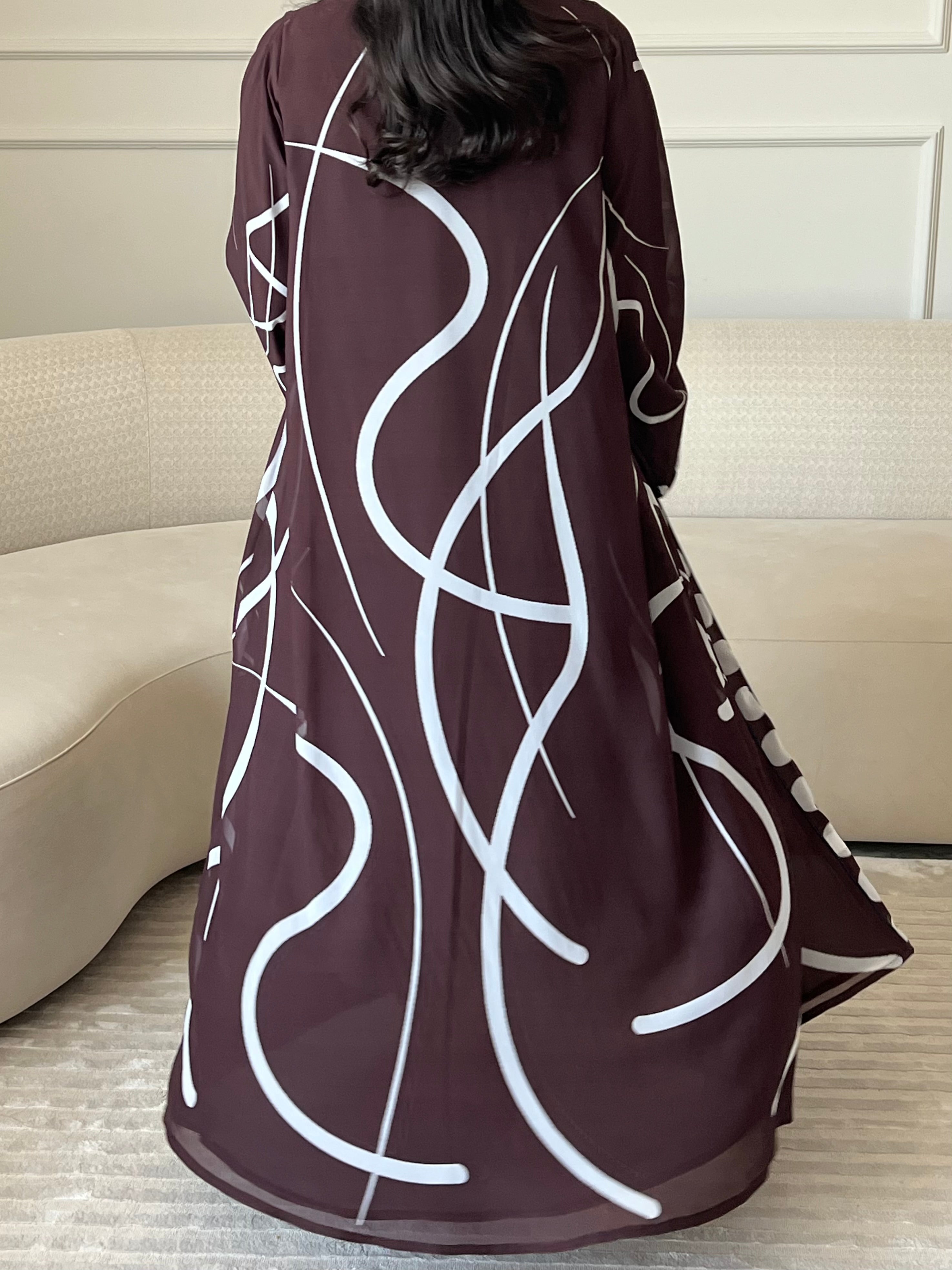 DN266 - POLKA DOT ABAYA