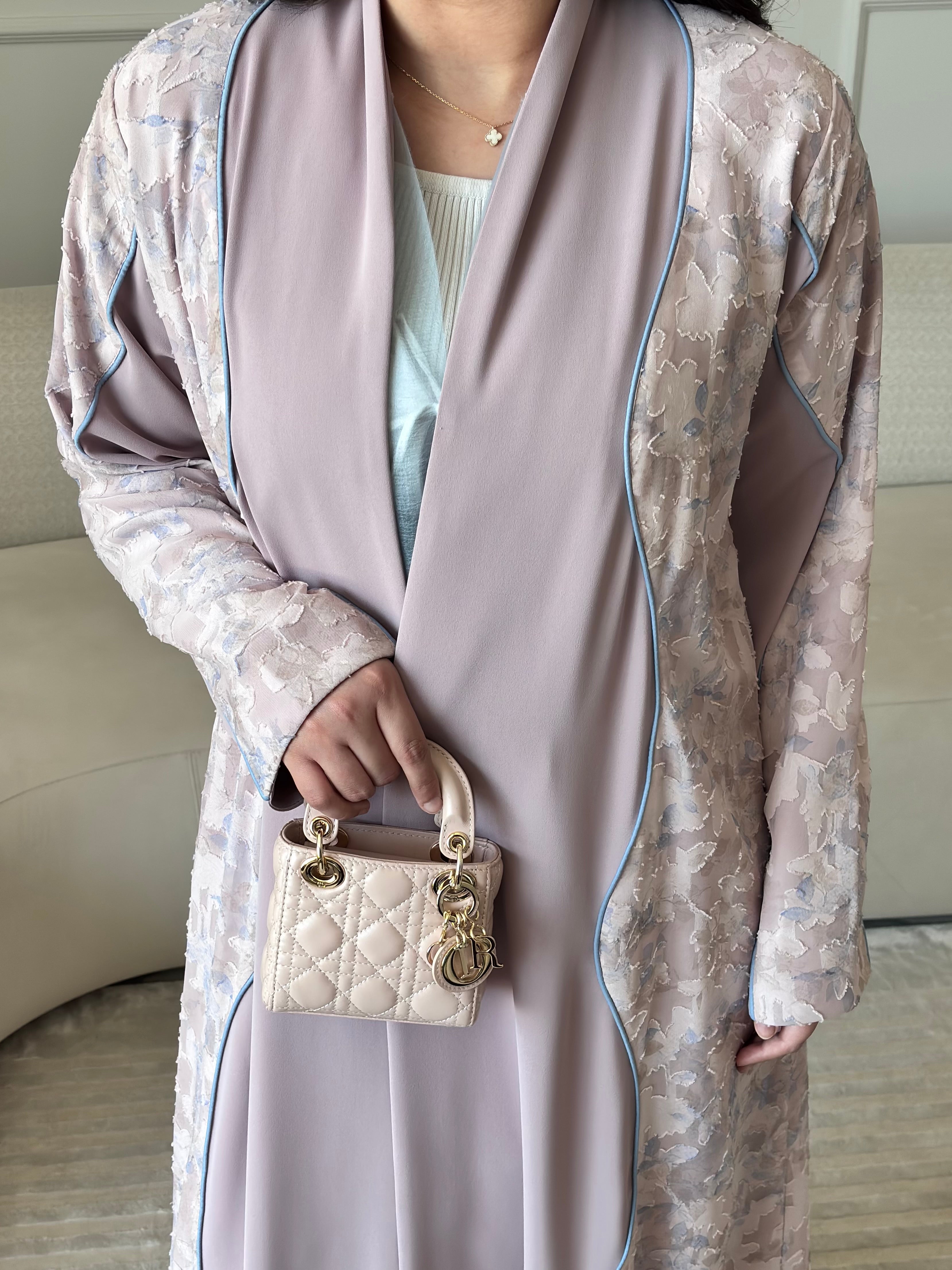 DN270 - FLORAL ABAYA