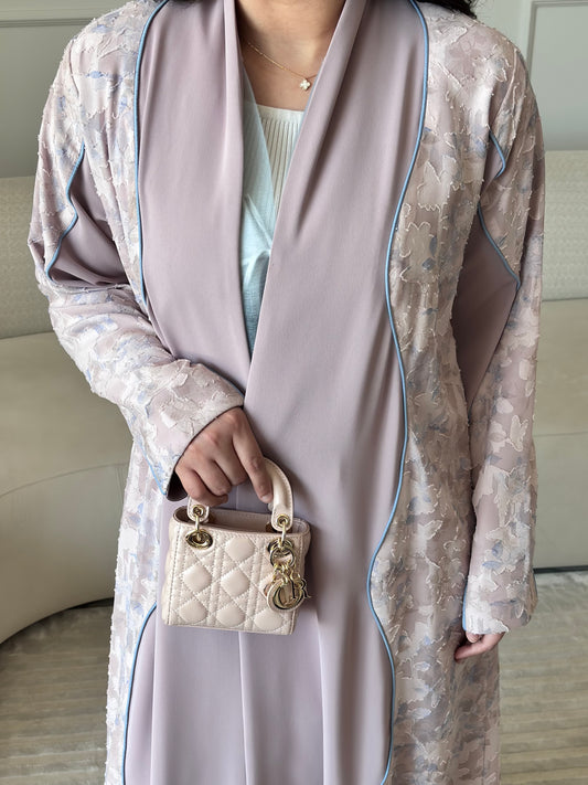 DN270 - FLORAL ABAYA
