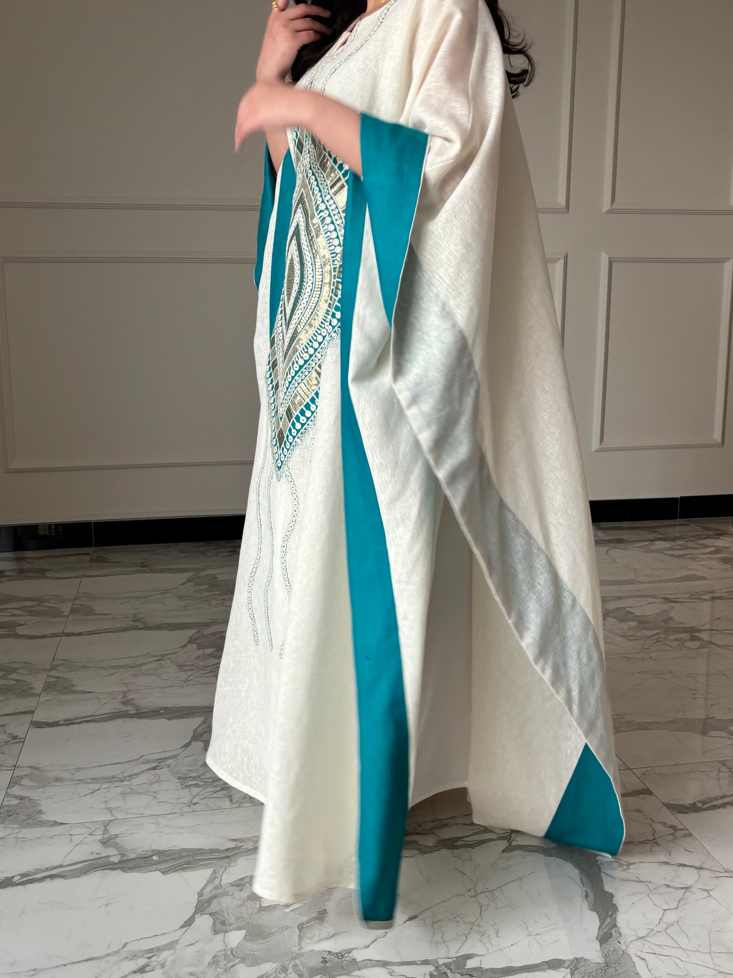 DN139 - BLUE EYE KAFTAN