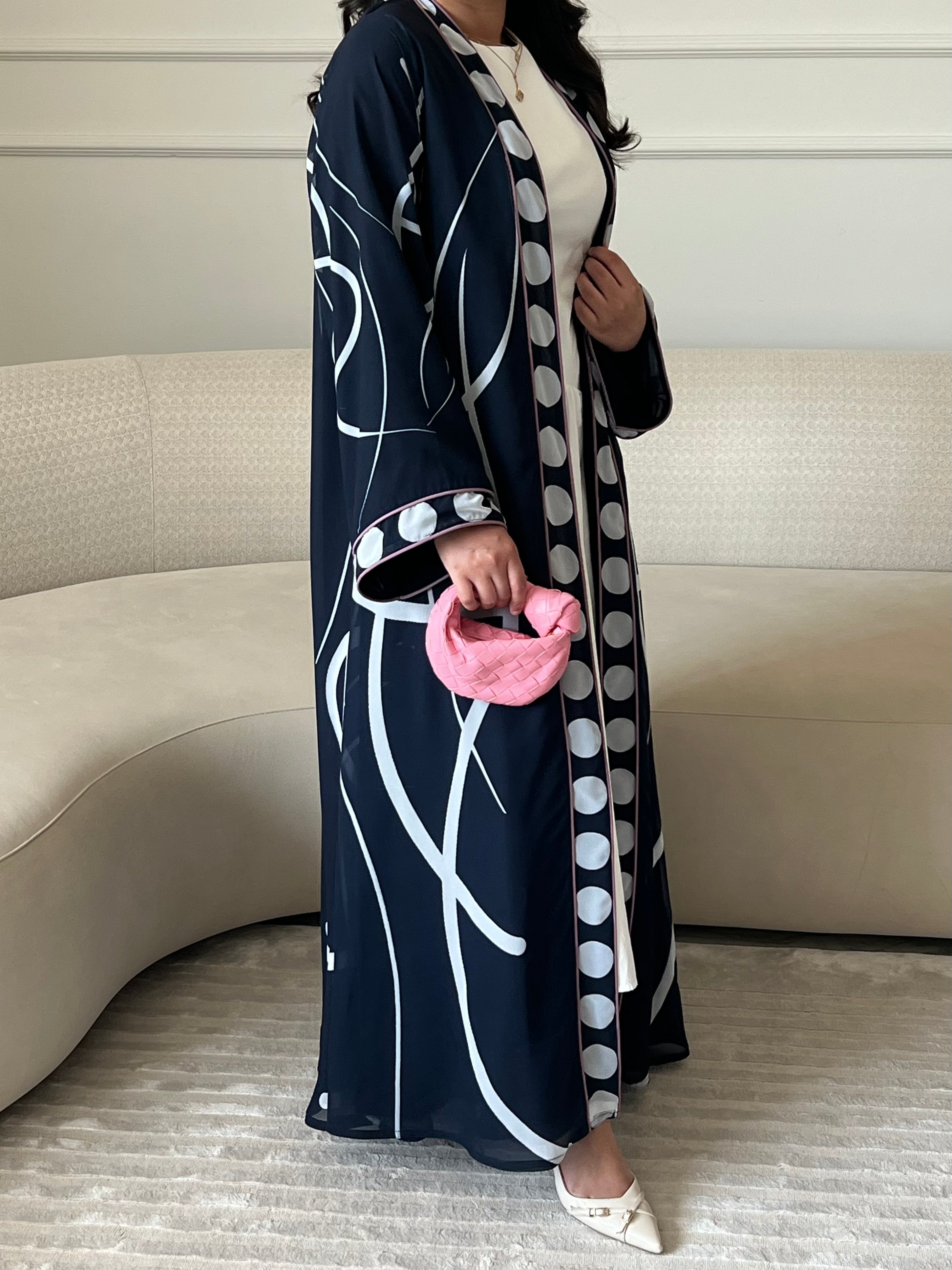 DN265 - POLKA DOT ABAYA