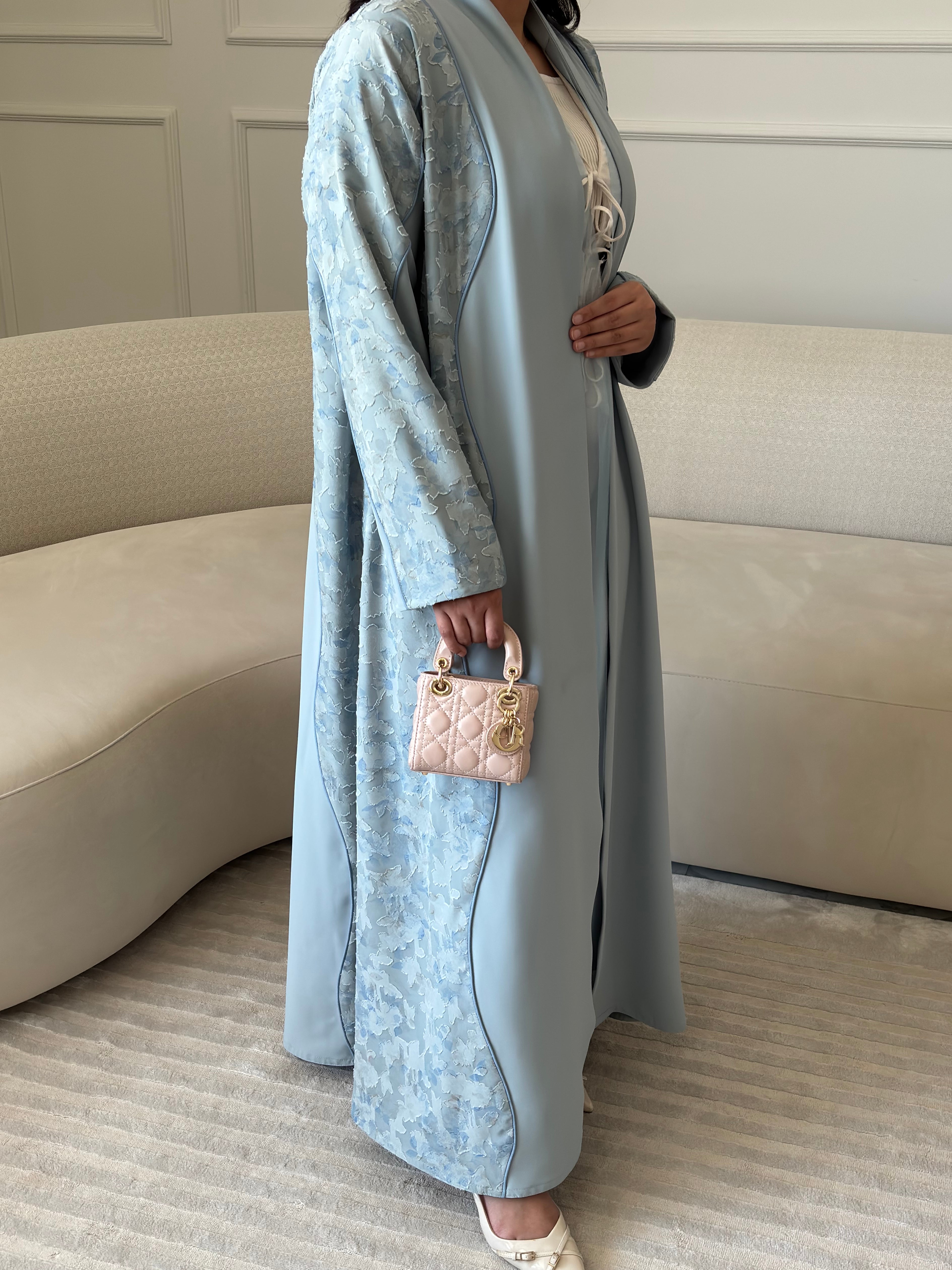 DN271 - FLORAL ABAYA