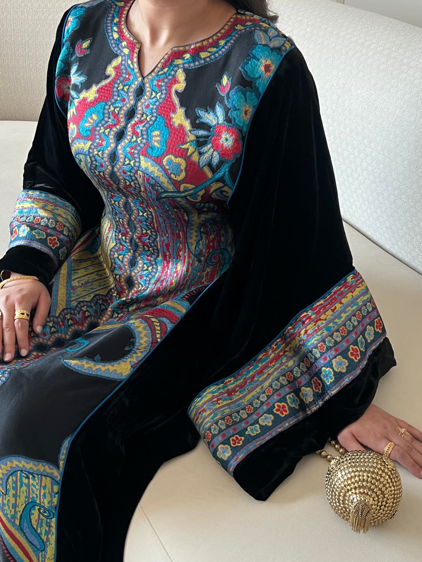 DN239 - PATTERNED KAFTAN