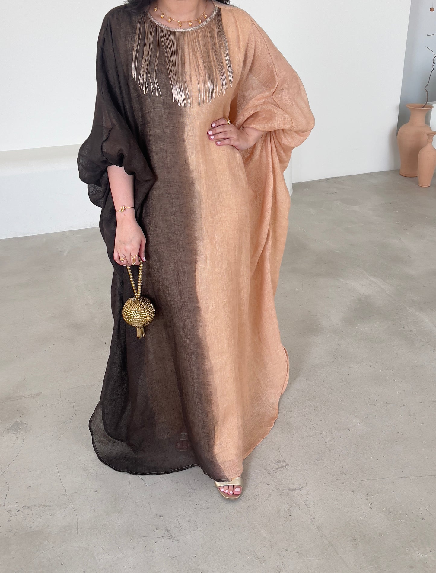 DN119 - TASSEL KAFTAN