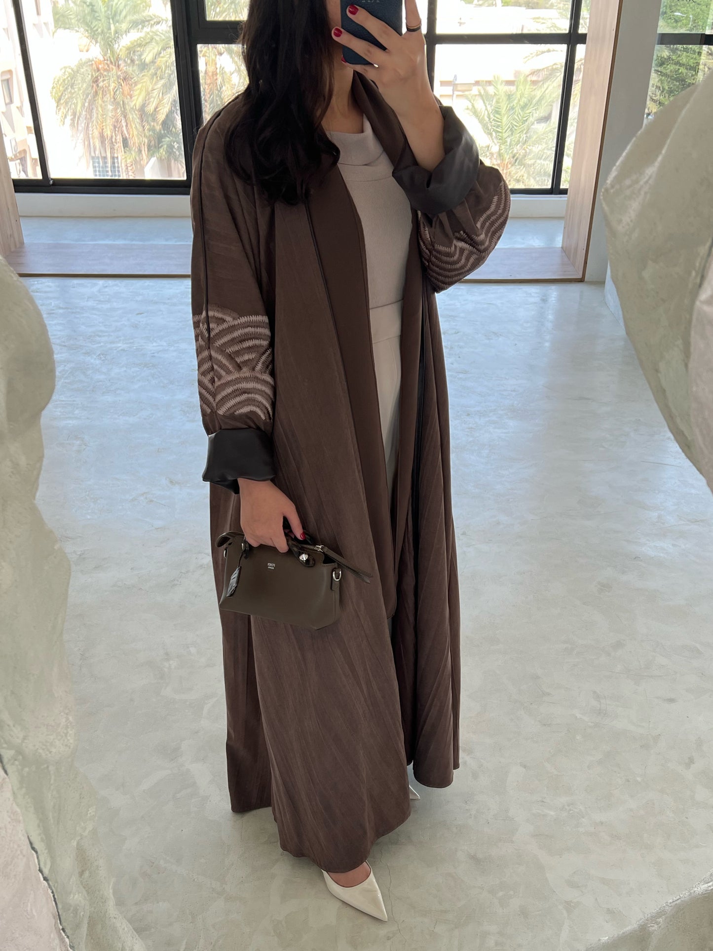 DN051 - LEATHER ABAYA