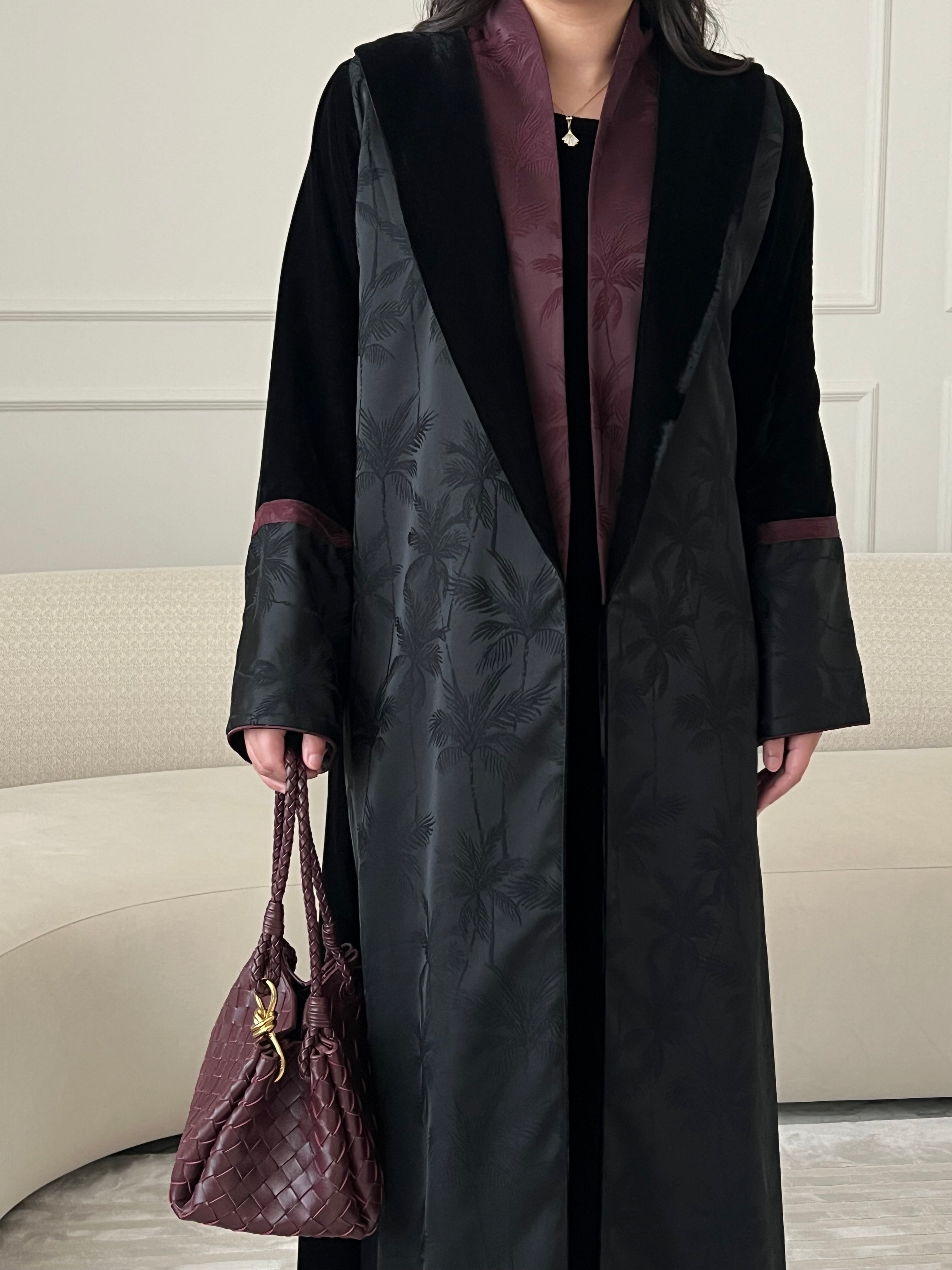 DN212 - VELVET PALM ABAYA