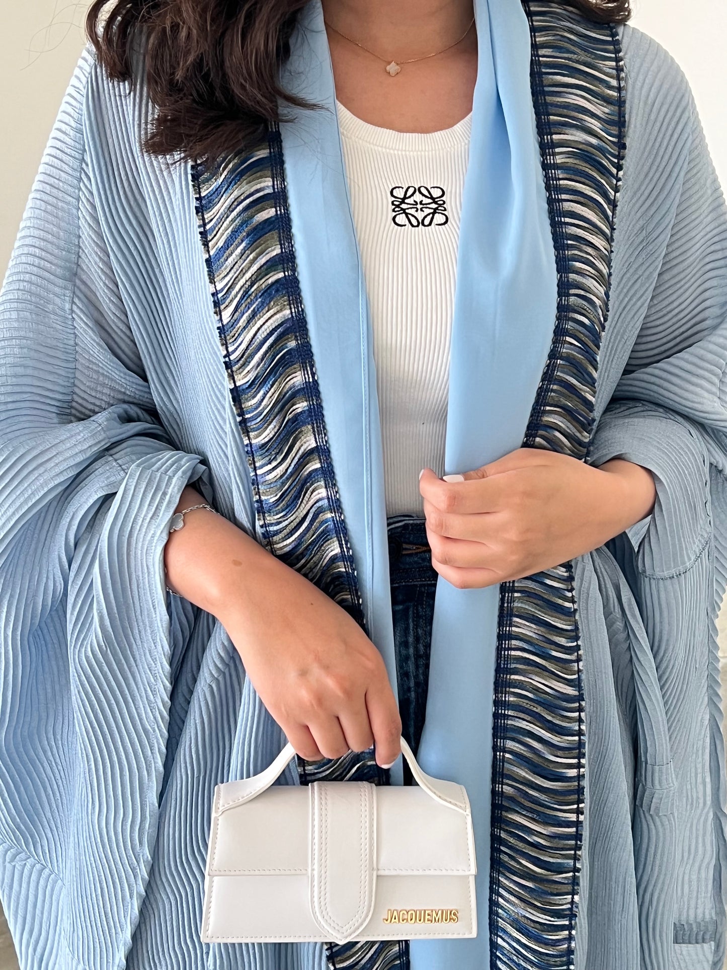 DN038 - BLUE PLEATED