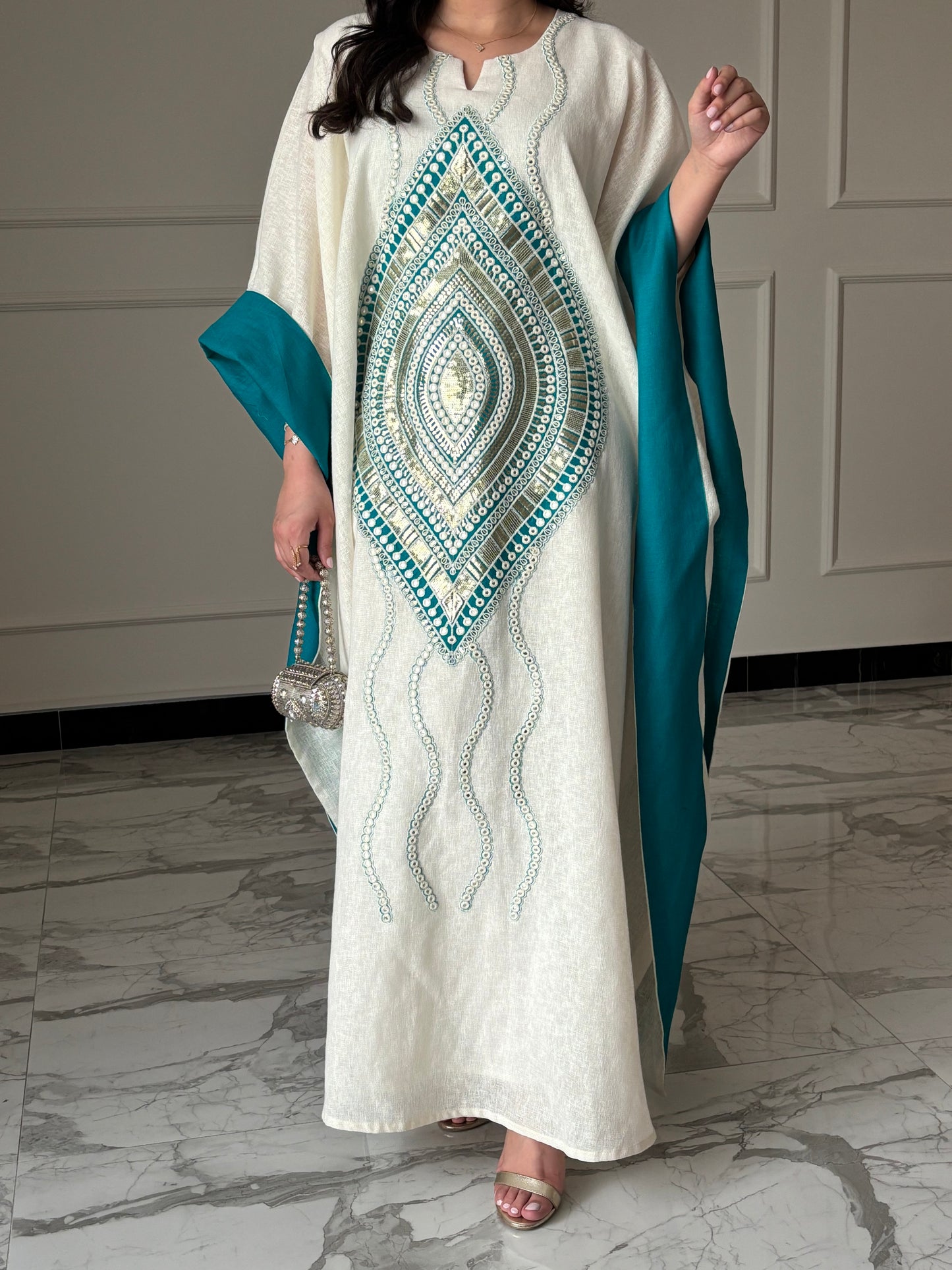 DN139 - BLUE EYE KAFTAN
