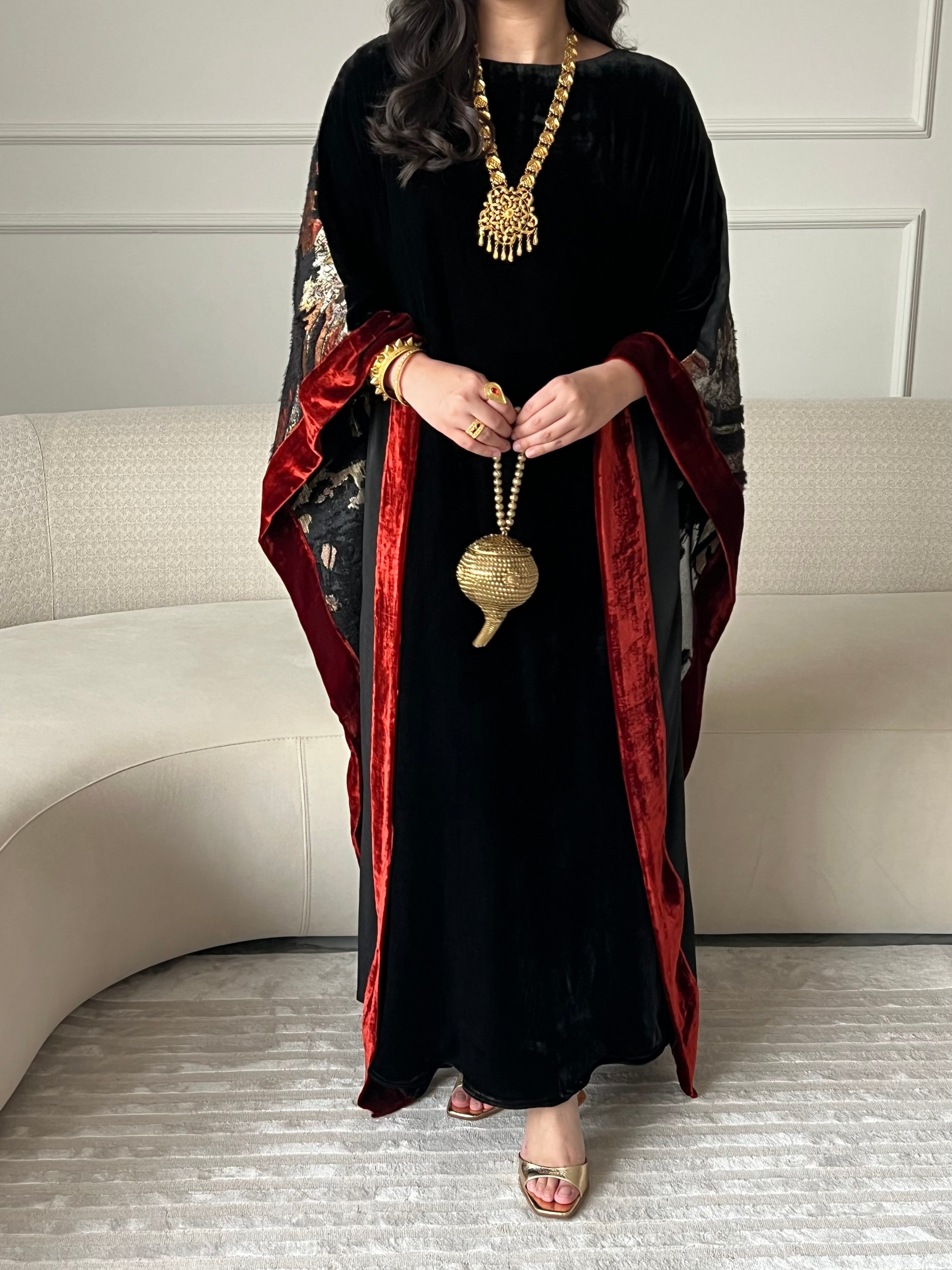 DN246 - VELVET x ORGANZA PRINT