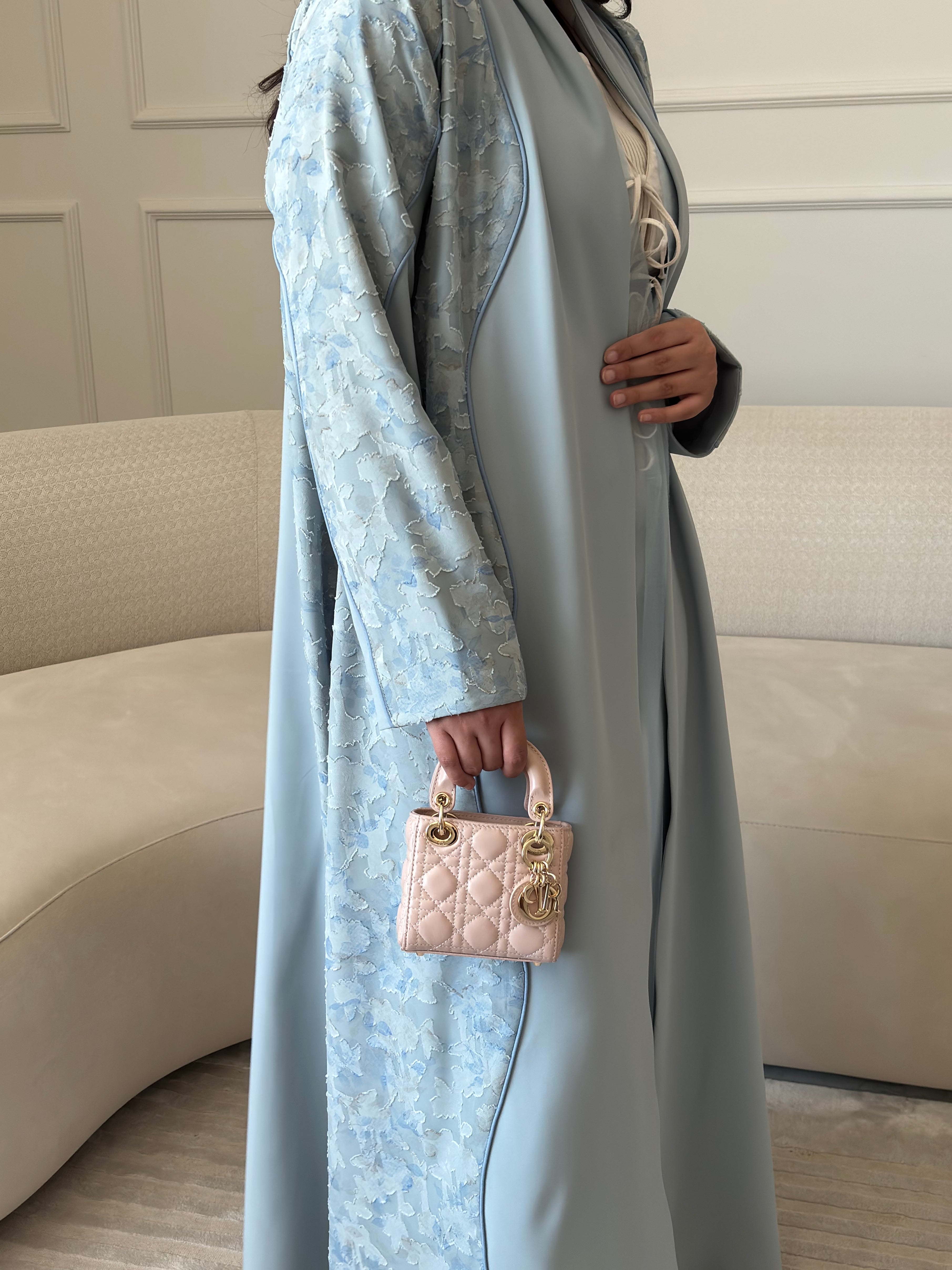 DN271 - FLORAL ABAYA
