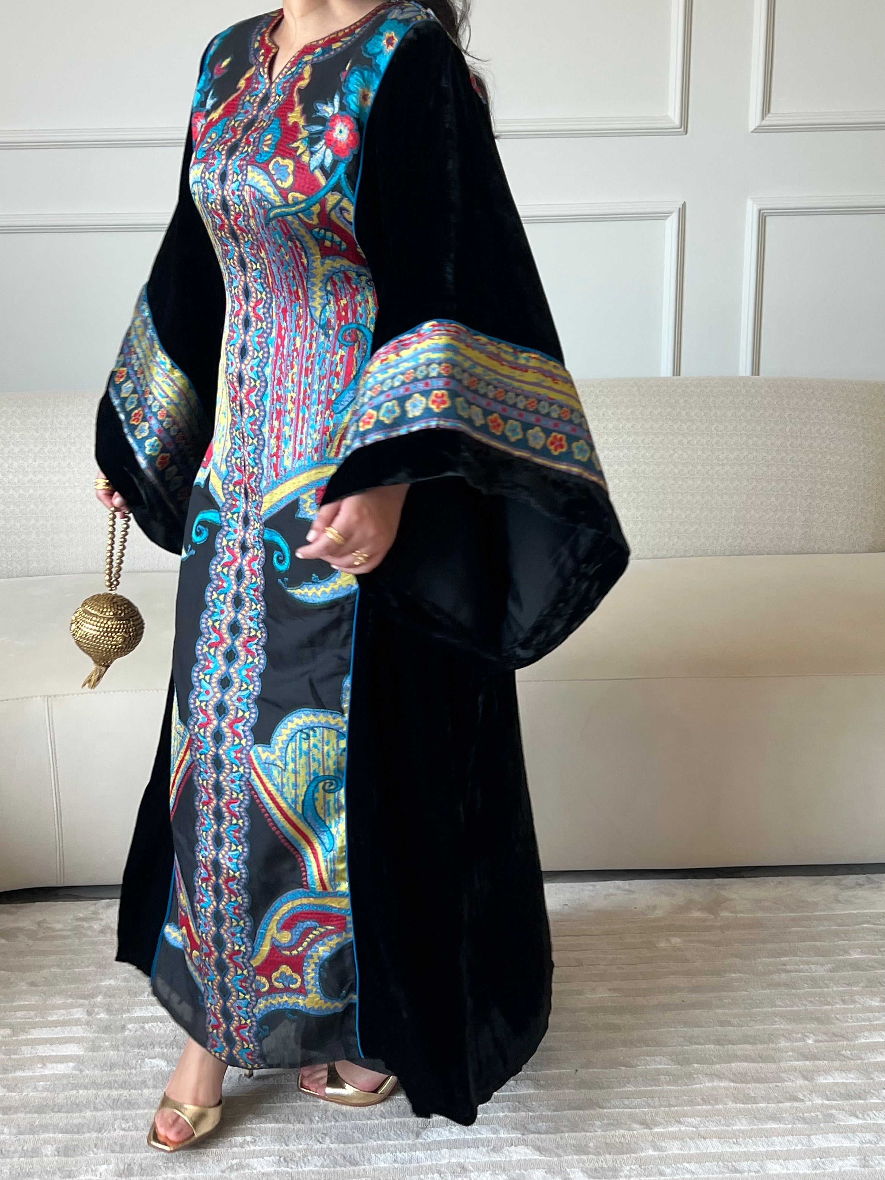 DN239 - PATTERNED KAFTAN