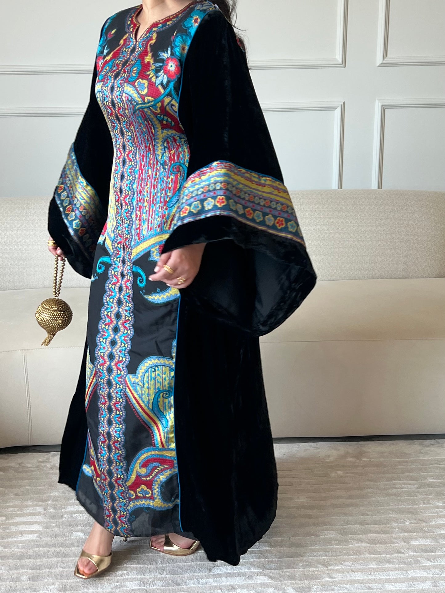 DN239 - PATTERNED KAFTAN