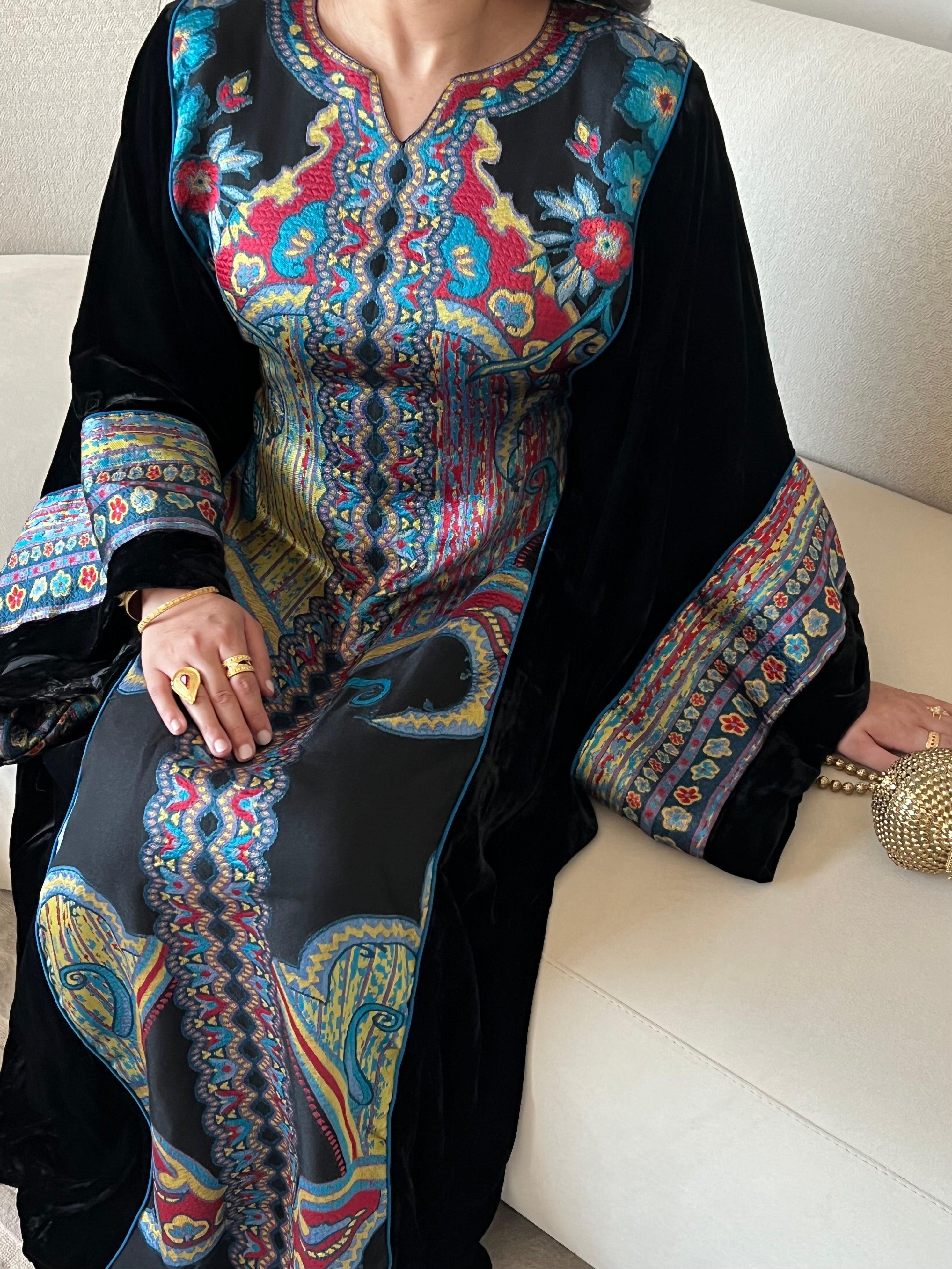 DN239 - PATTERNED KAFTAN