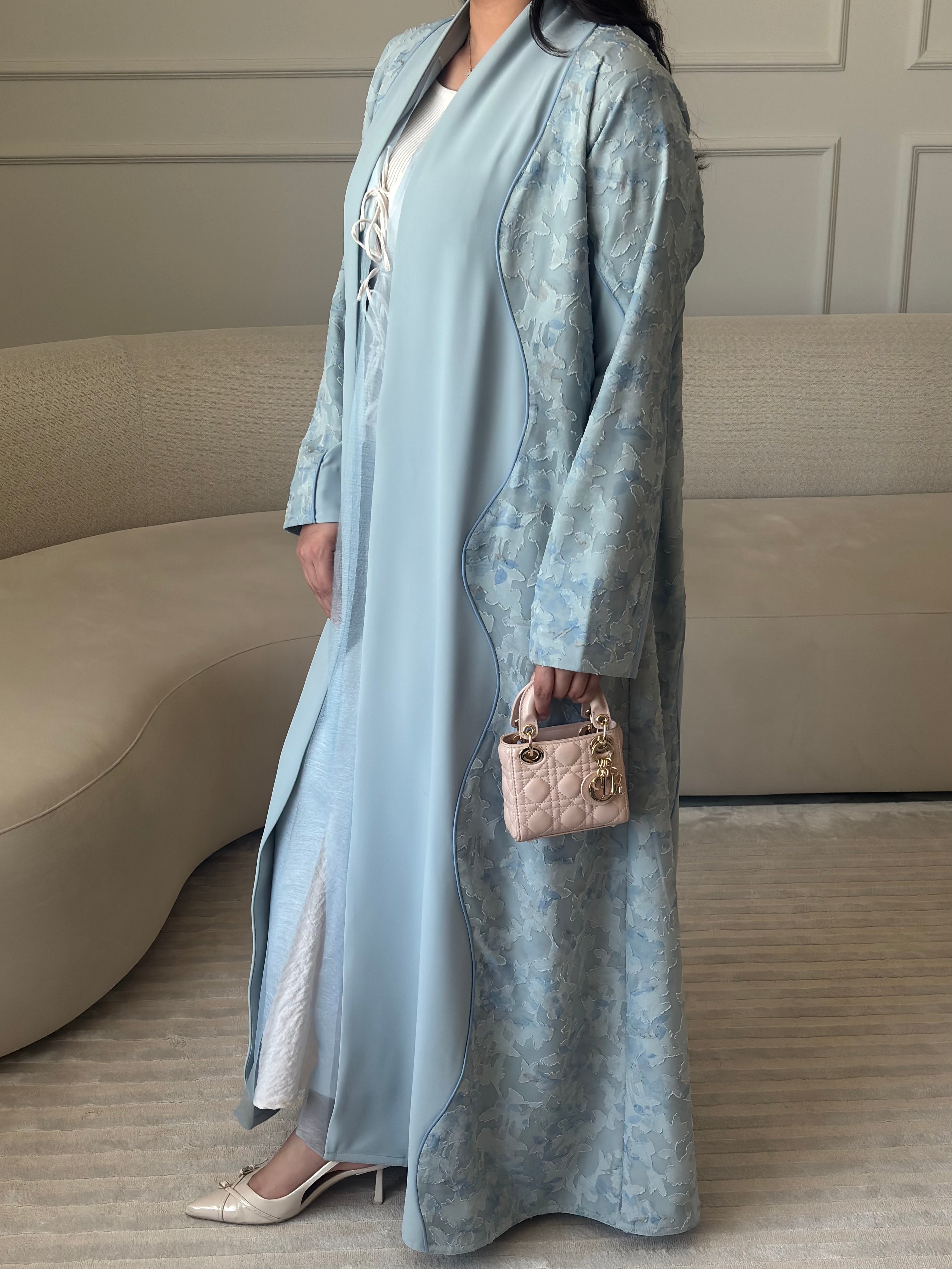 DN271 - FLORAL ABAYA