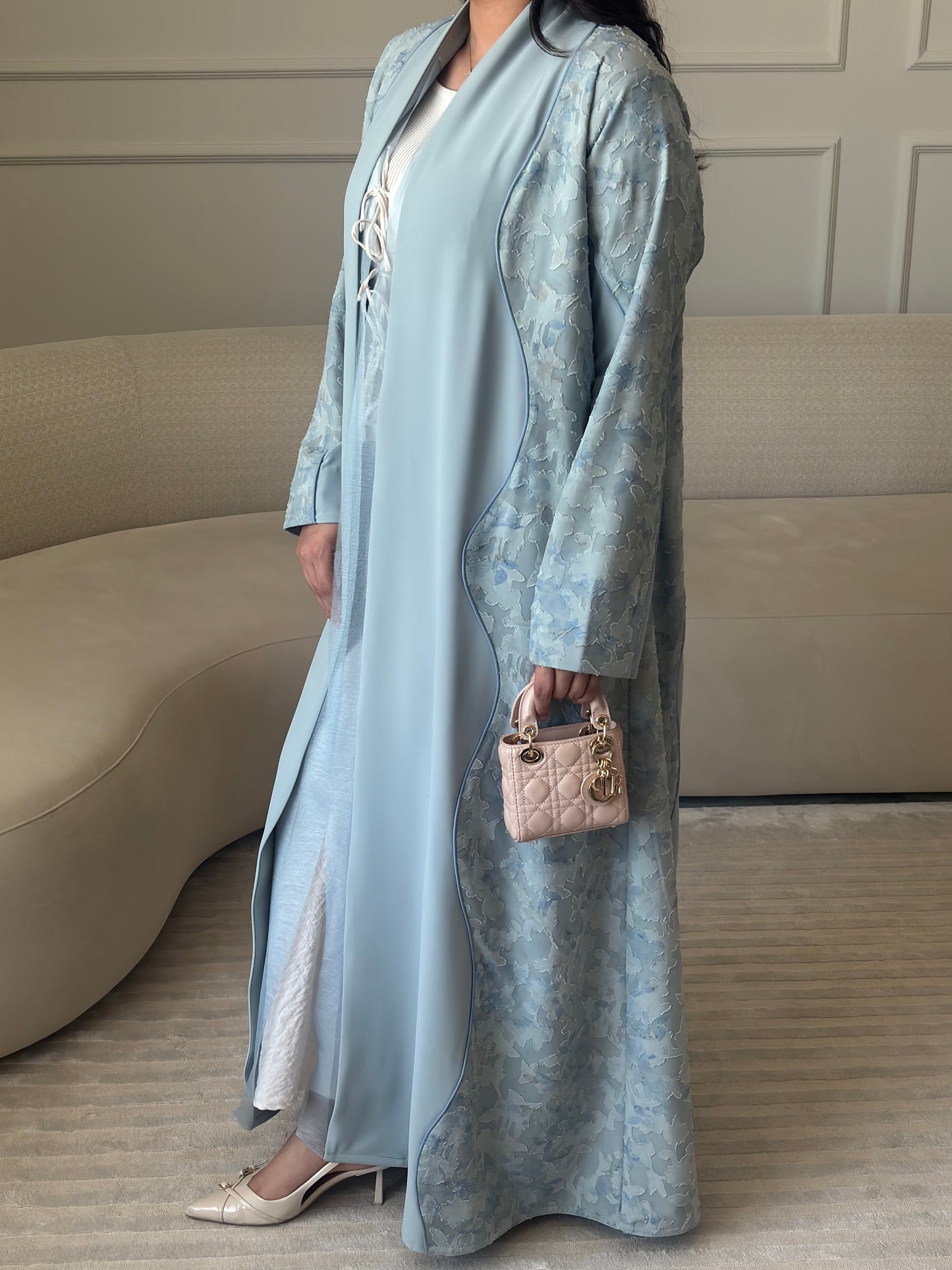 DN271 - FLORAL ABAYA