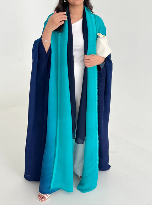 DN001 - AQUA BLUE PLEATED